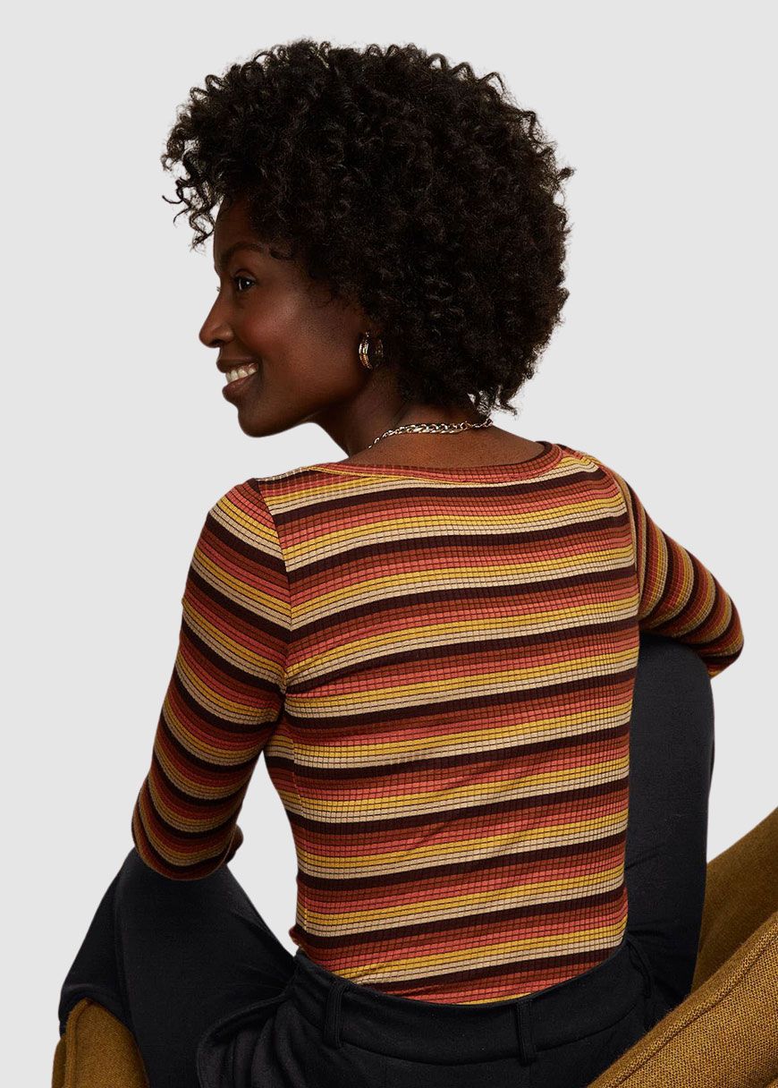 Lily Top Vanna Stripe