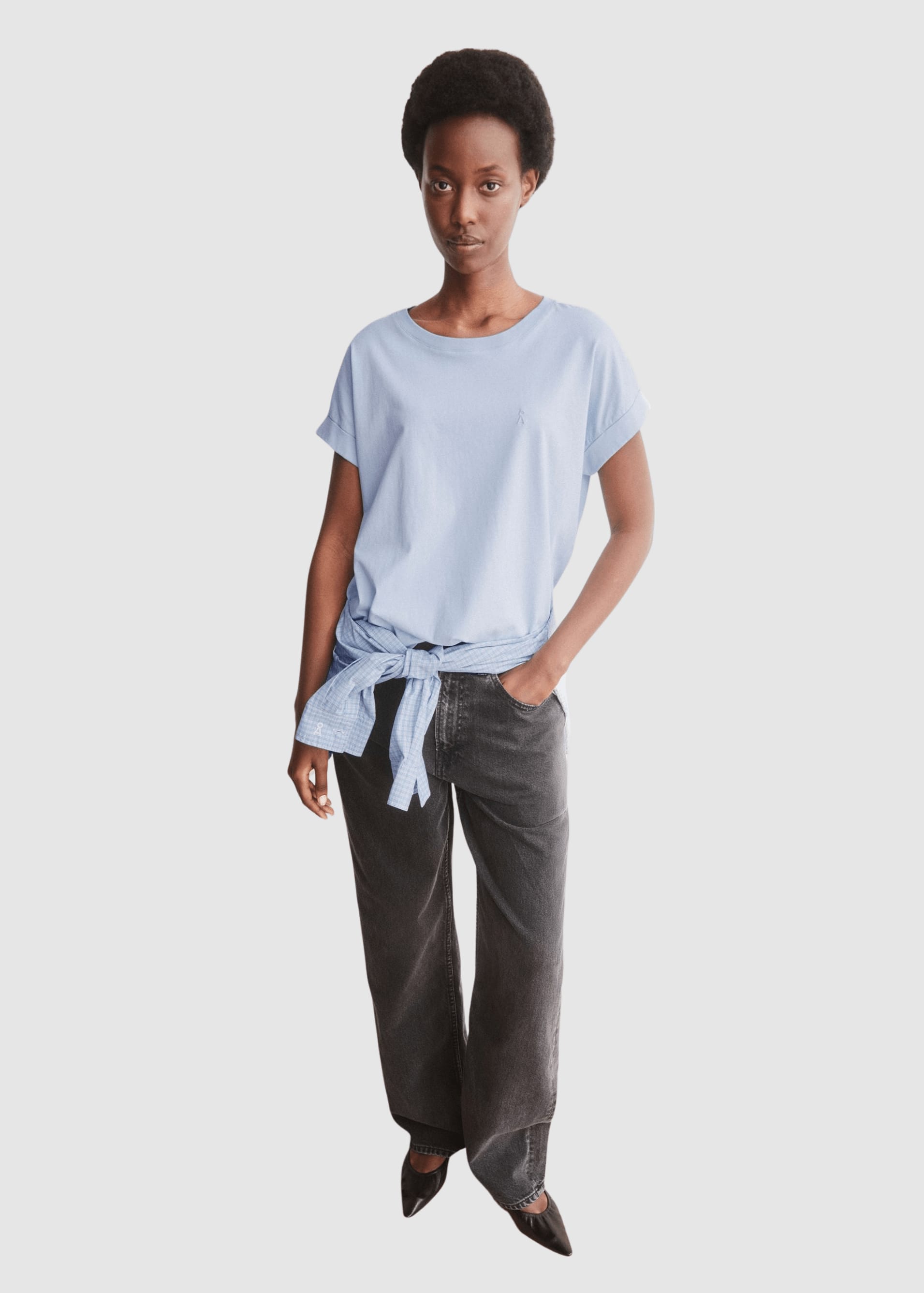 Idaara T-Shirt Soft Blue