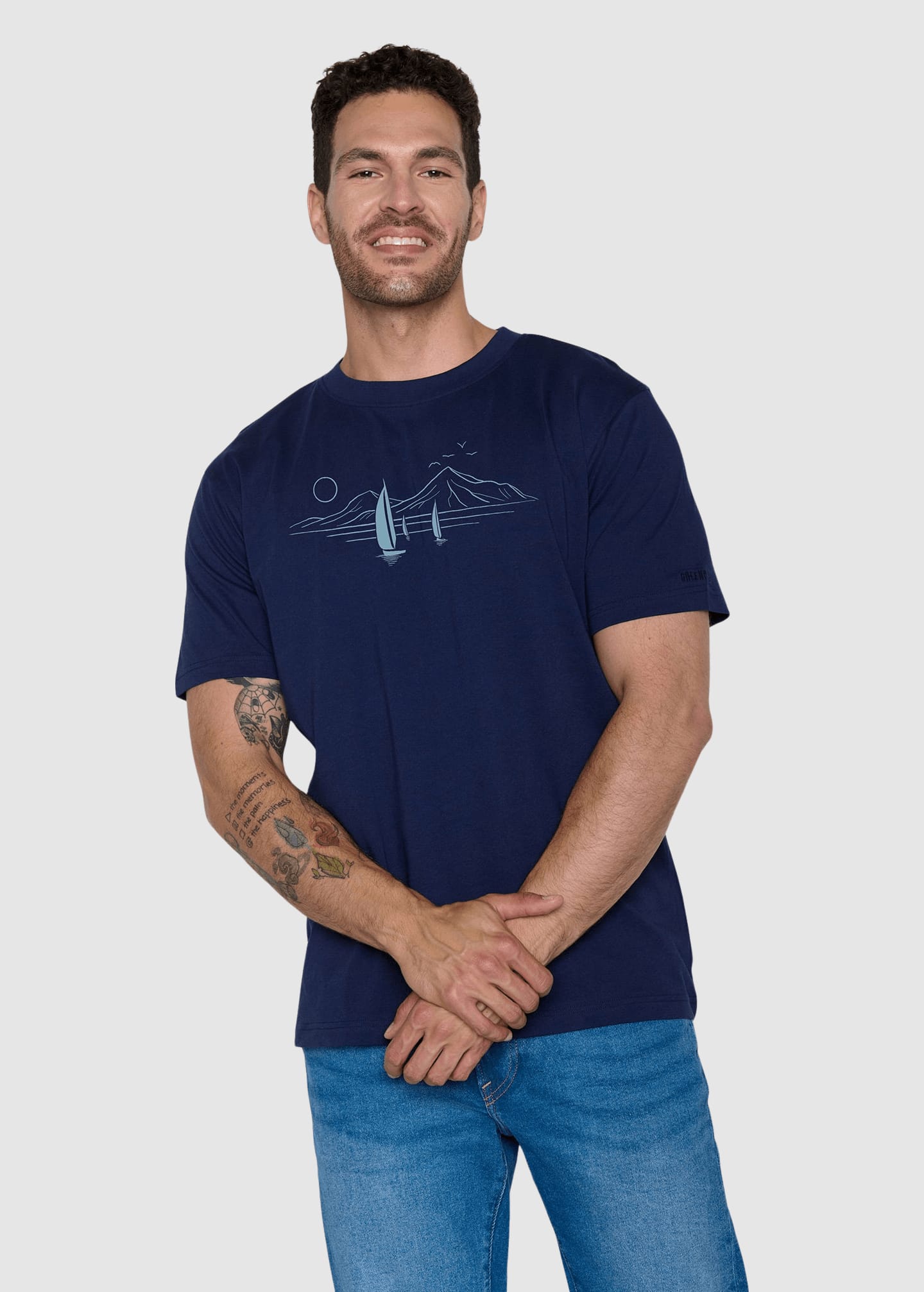 Sail Away Fusion T-Shirt Navy Sail Away Fusion T-Shirt Navy