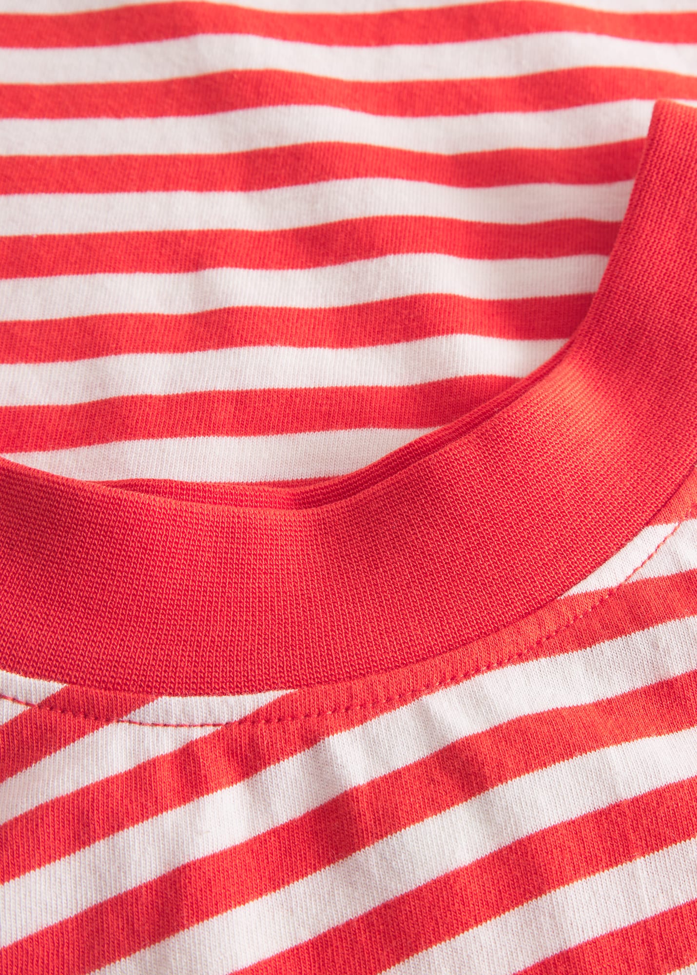 Top Namsos Stripes Grenadine Red