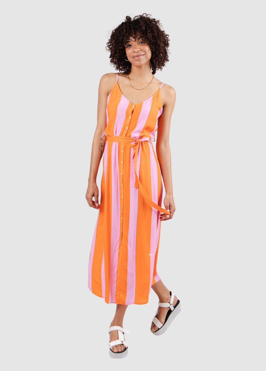 Color Block Strap Dress