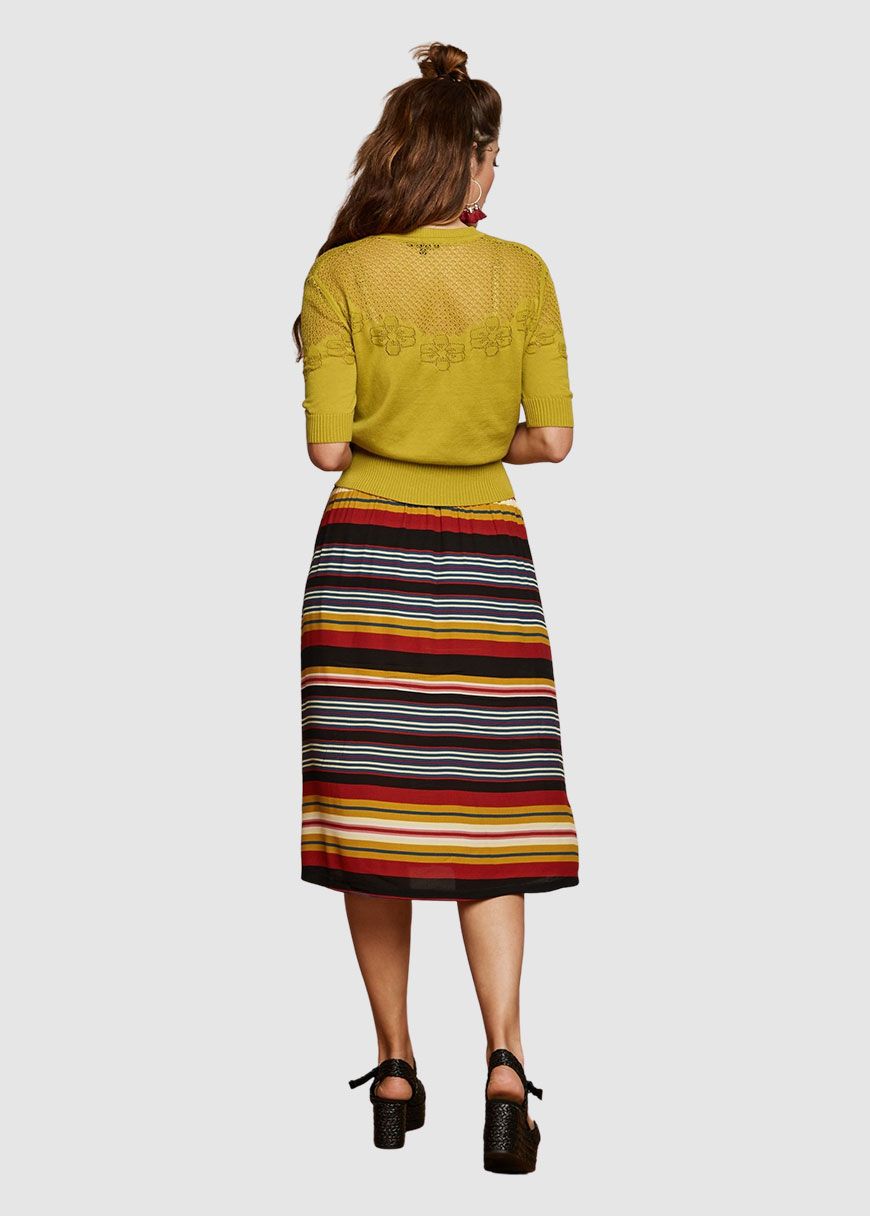 Layla Skirt Maxim Stripe