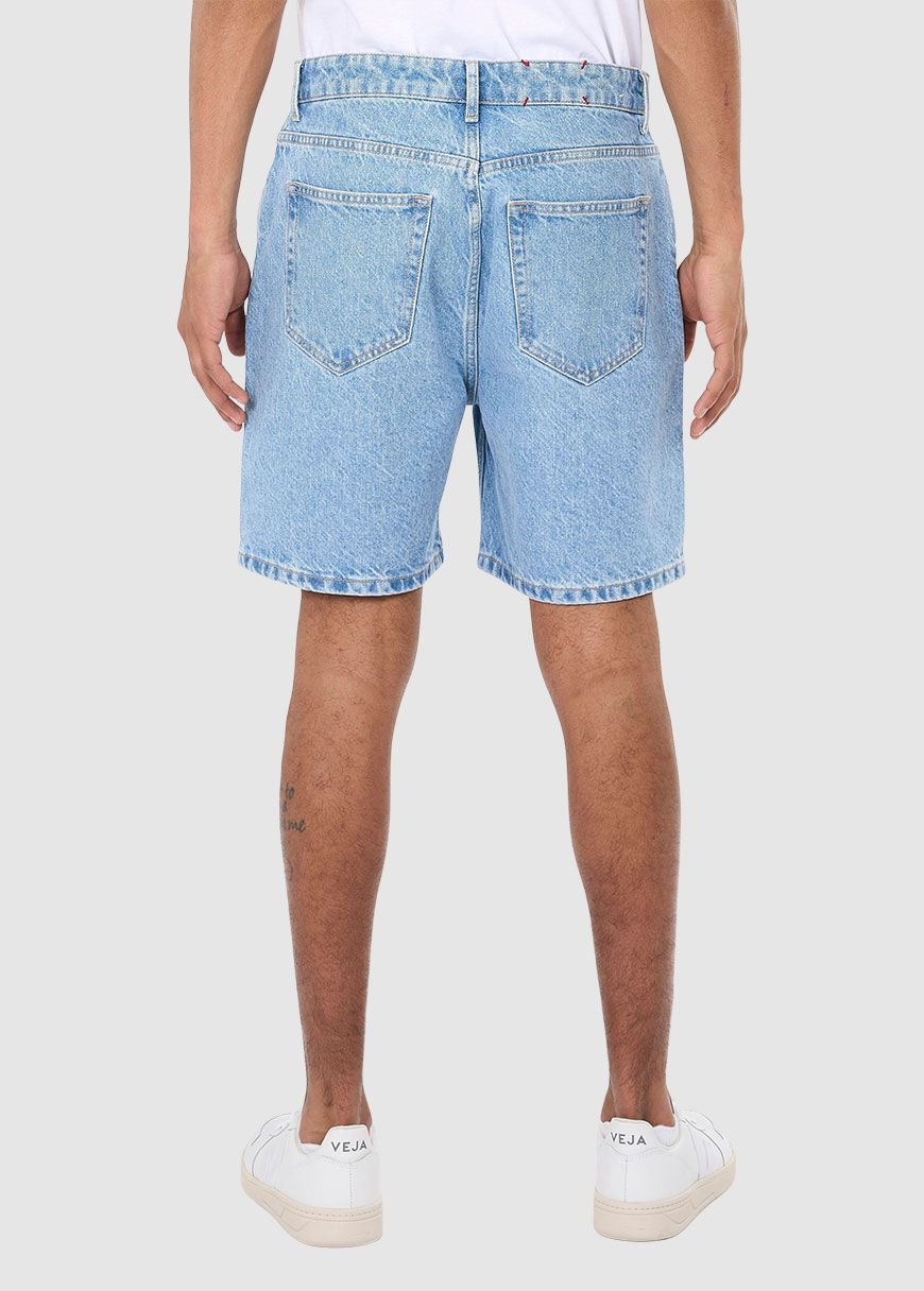 Reborn 5-Pocket Bleached Short Reborn 5-Pocket Bleached Short