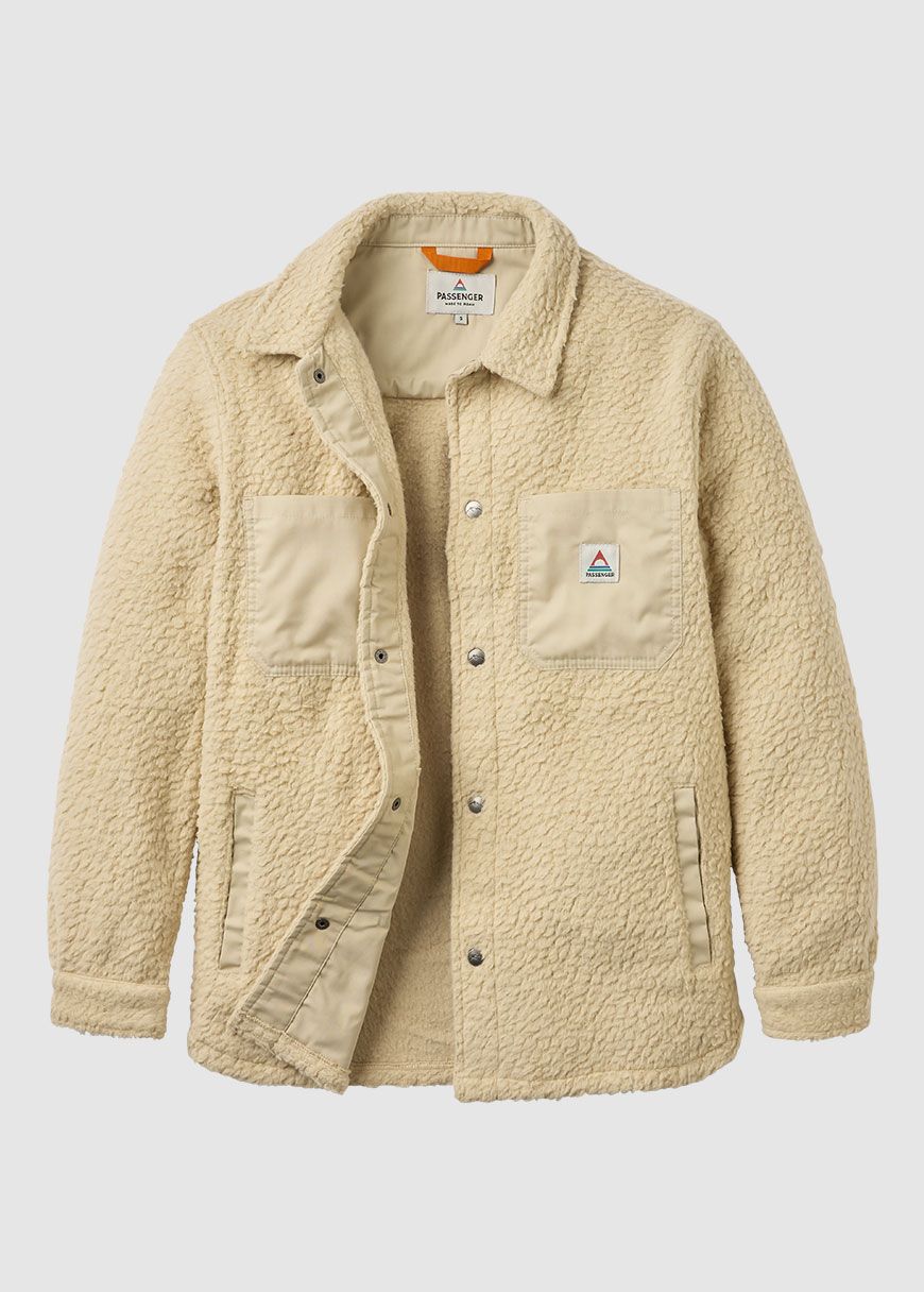 Rappel Recycled Sherpa Oversized Shirt