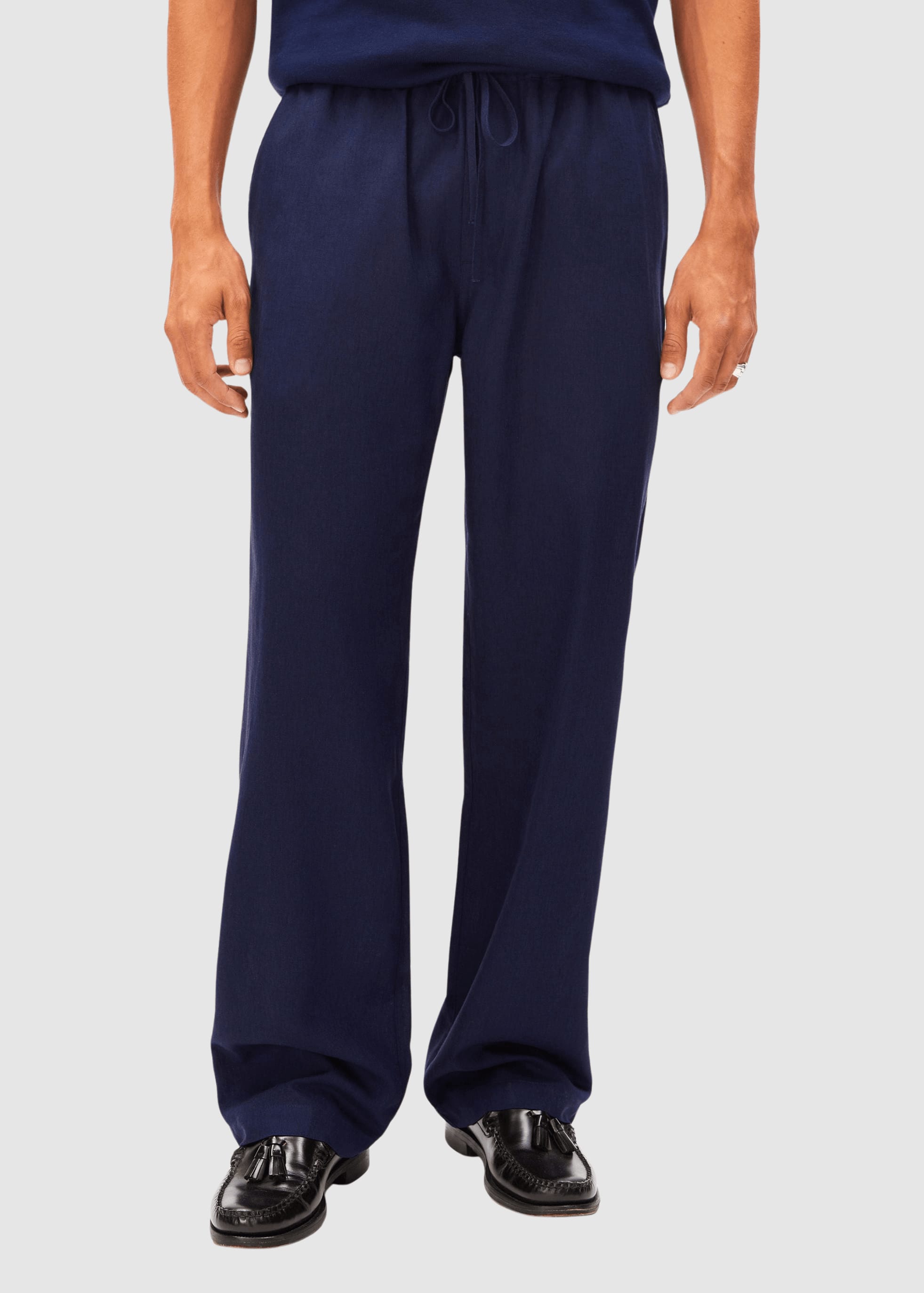 Lukaa Lino Pant Tinted Navy Lukaa Lino Pant Tinted Navy