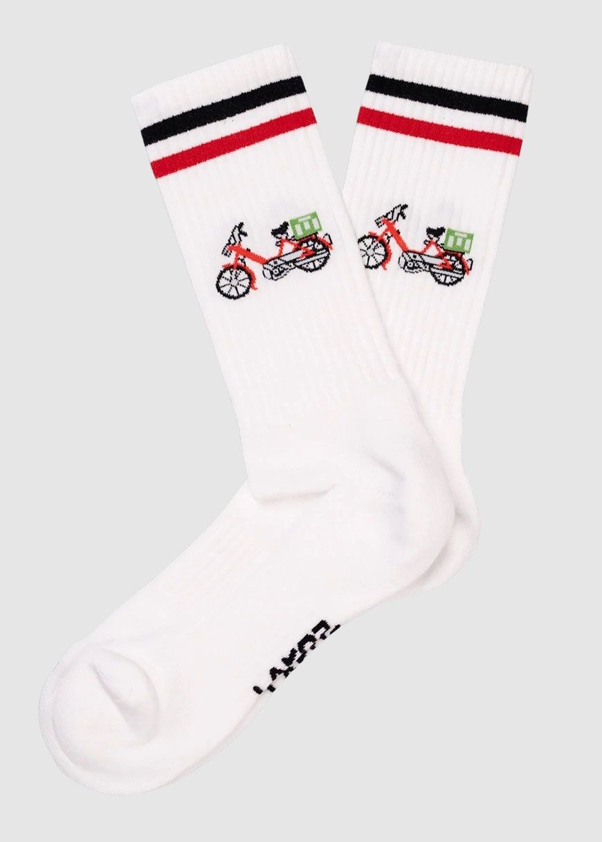 Red Maxi Socks