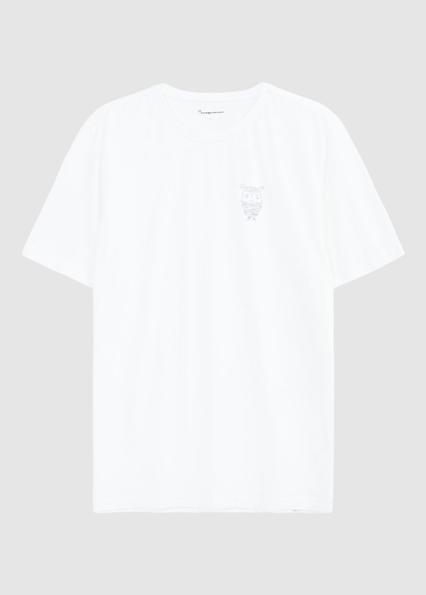 Regular Fit Single Jersey Small Chest Print T-Shirt
