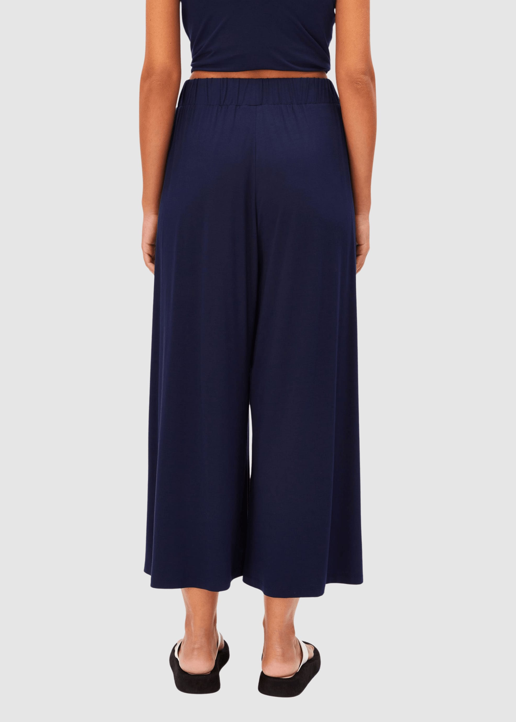 Cropped Jersey Pant Tinted Navy Cropped Jersey Pant Tinted Navy
