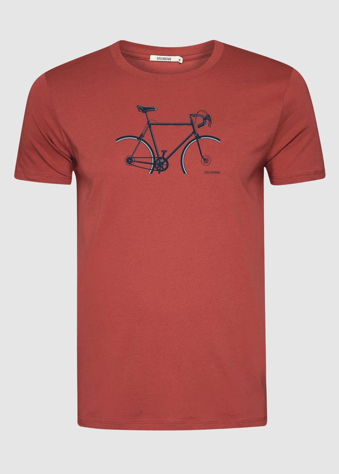 Bike Crop Guide T-Shirt Sunset Red Bike Crop Guide T-Shirt Sunset Red