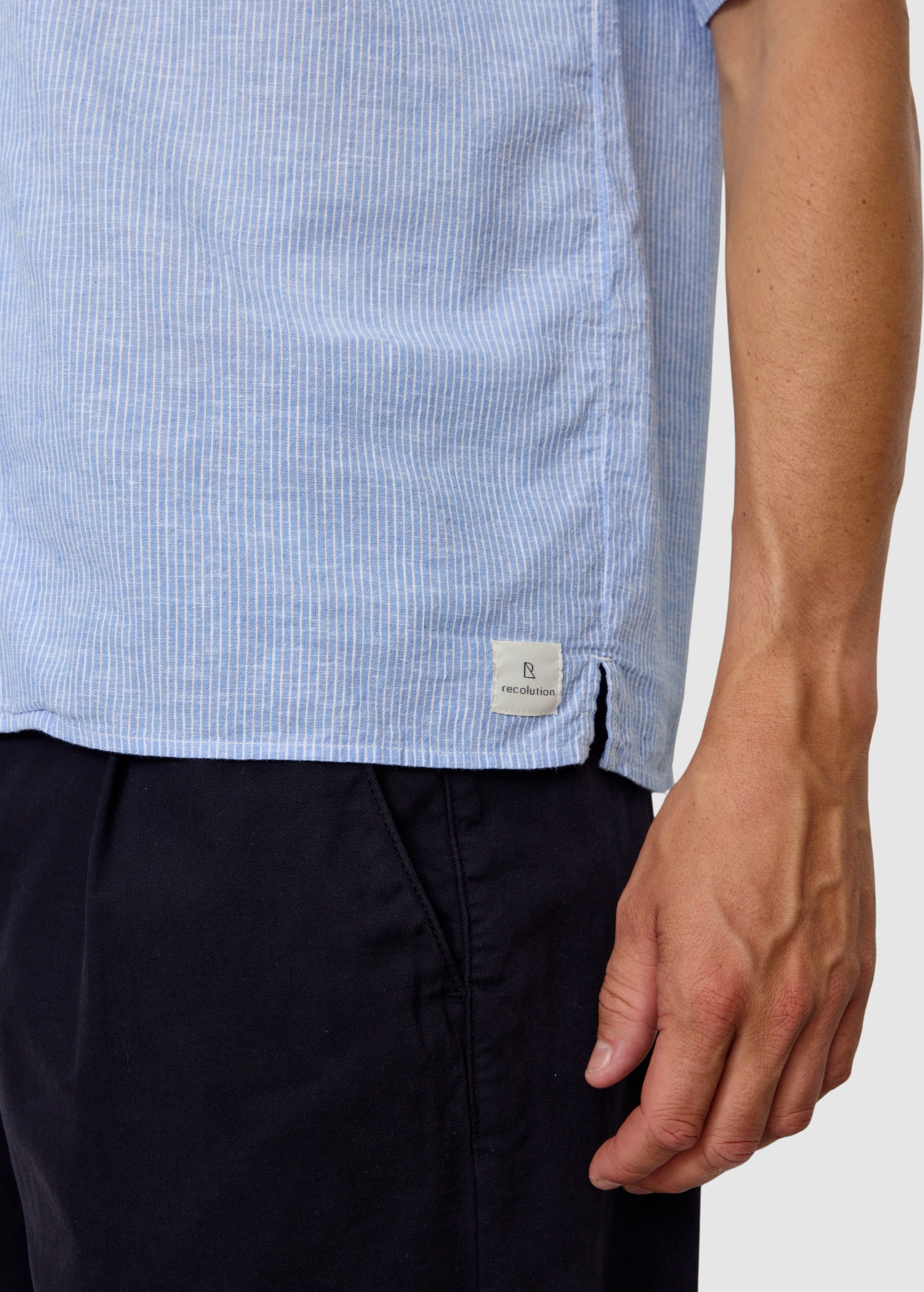 Shirt Cashew Stripes Blue Shirt Cashew Stripes Blue