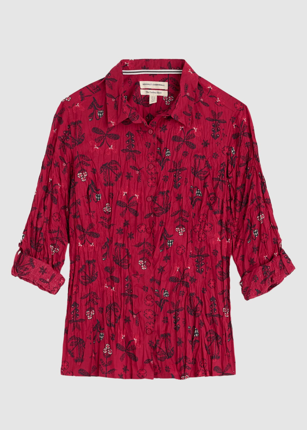 seasalt-cornwall-larissa-shirt-tapestry-flowers-dahlia-4.jpeg Larissa Shirt Tapestry Flowers Dahlia