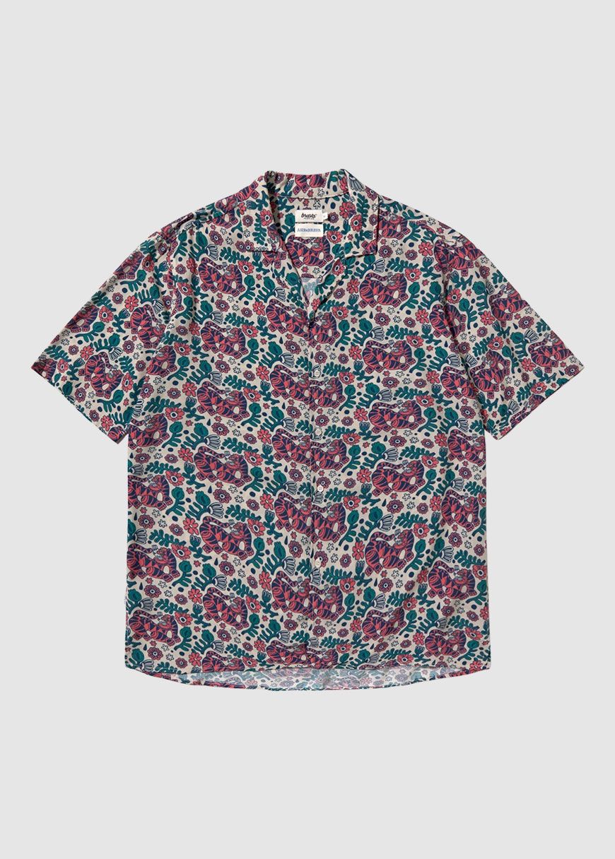 Asis Percales Tigris Aloha Shirt