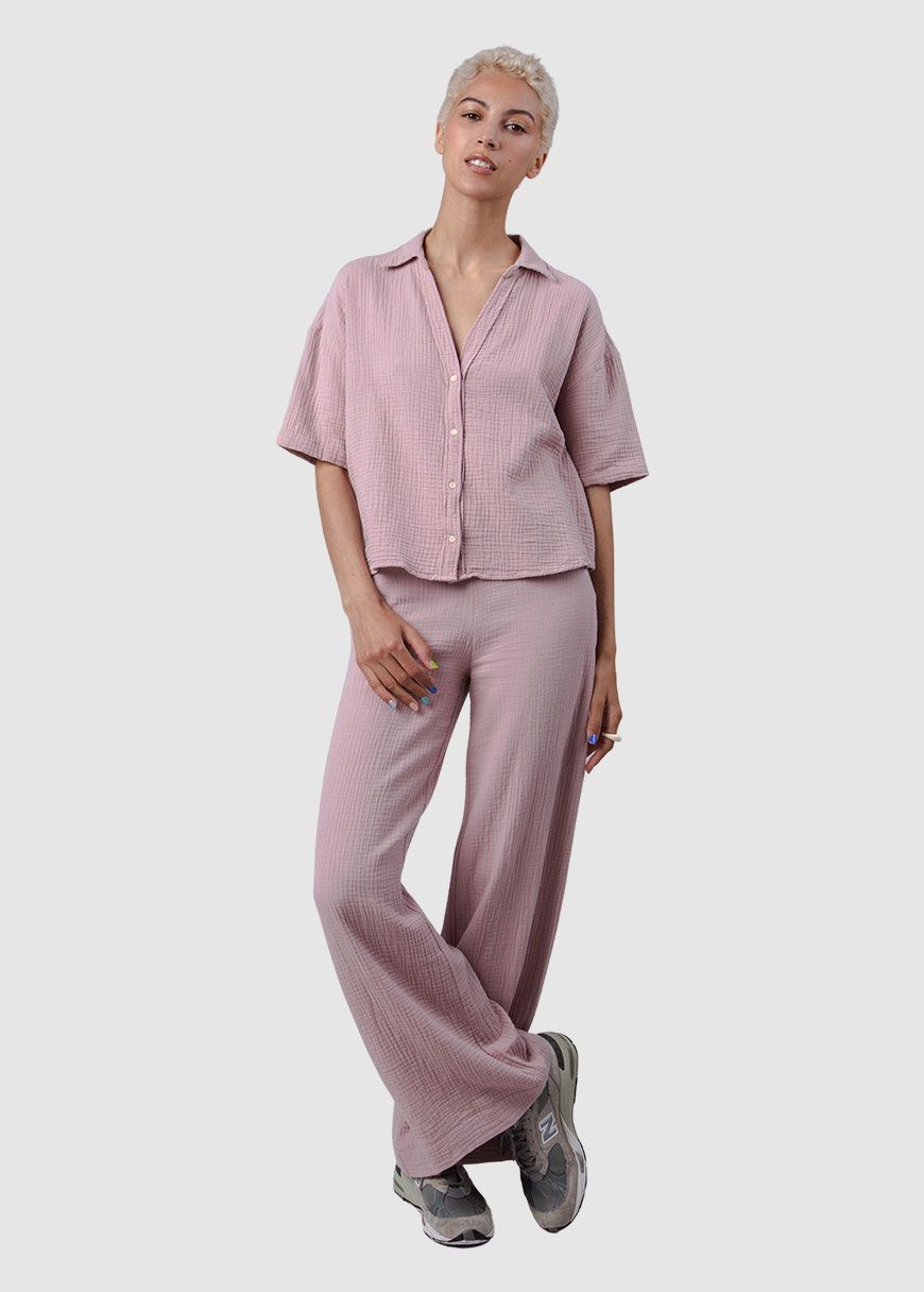 Bubble Wide Leg Pants Bubble Wide Leg Pants