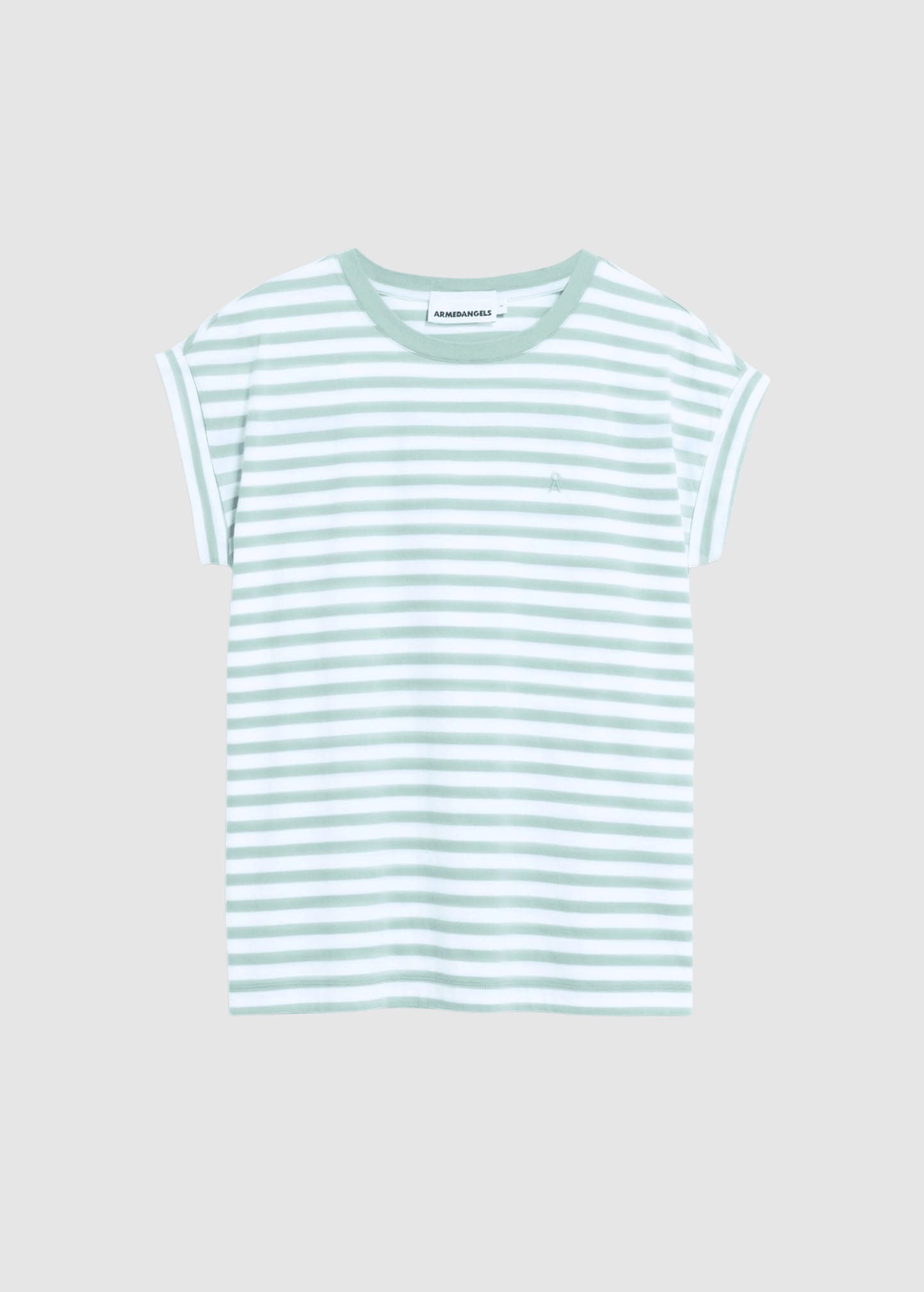 Idaara Stripe T-Shirt White-Foam