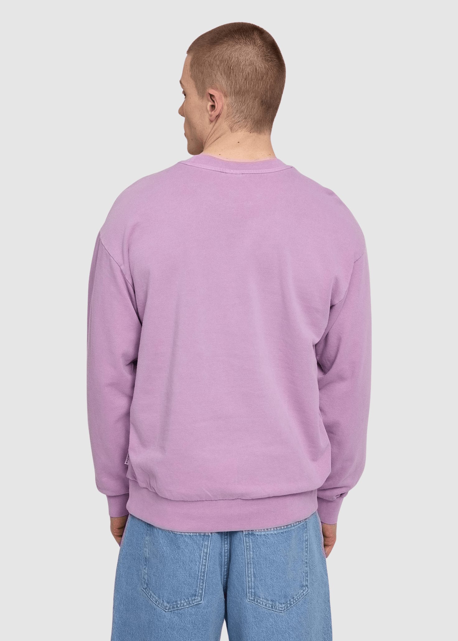 Genderless Natural Dye Sweatshirt Natural Dye Orchid
