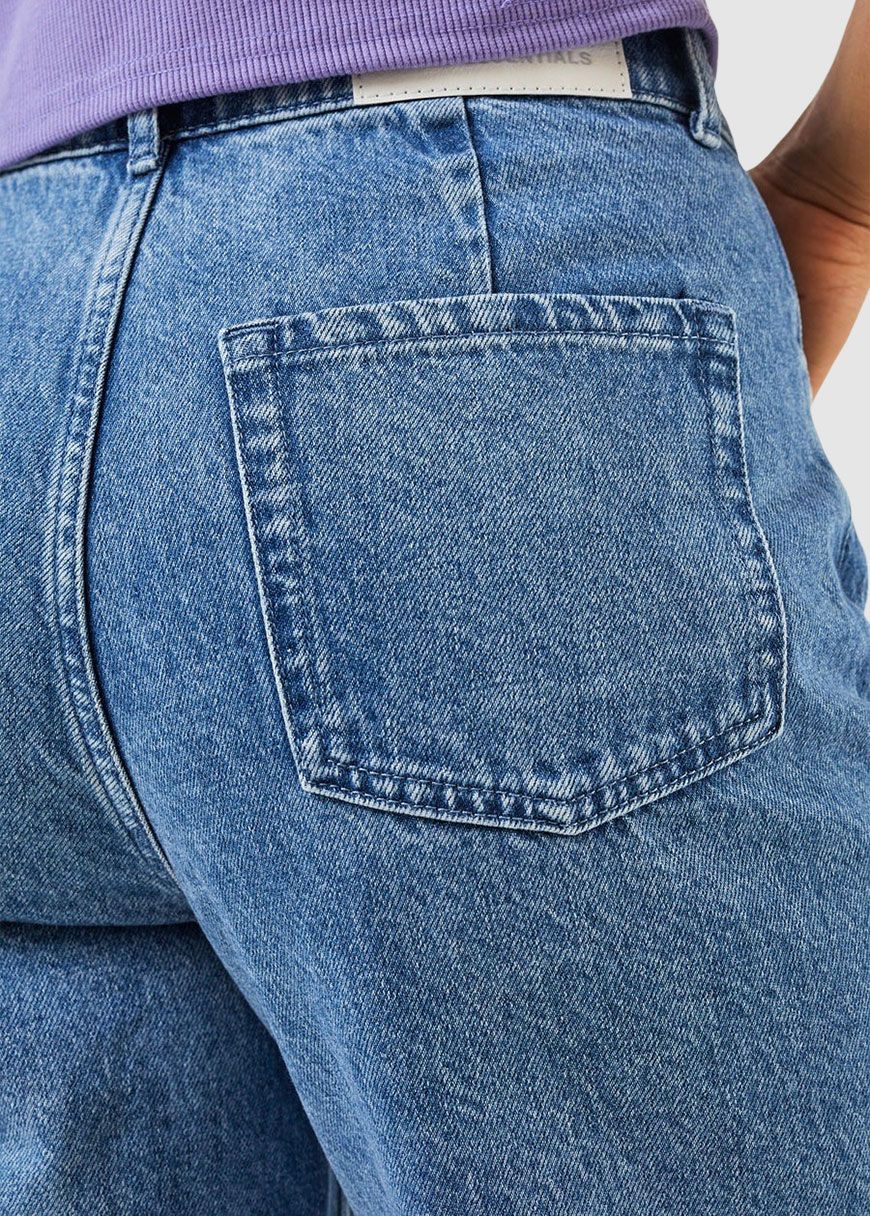 Shelby Hemp Denim Wide Leg Jean Long