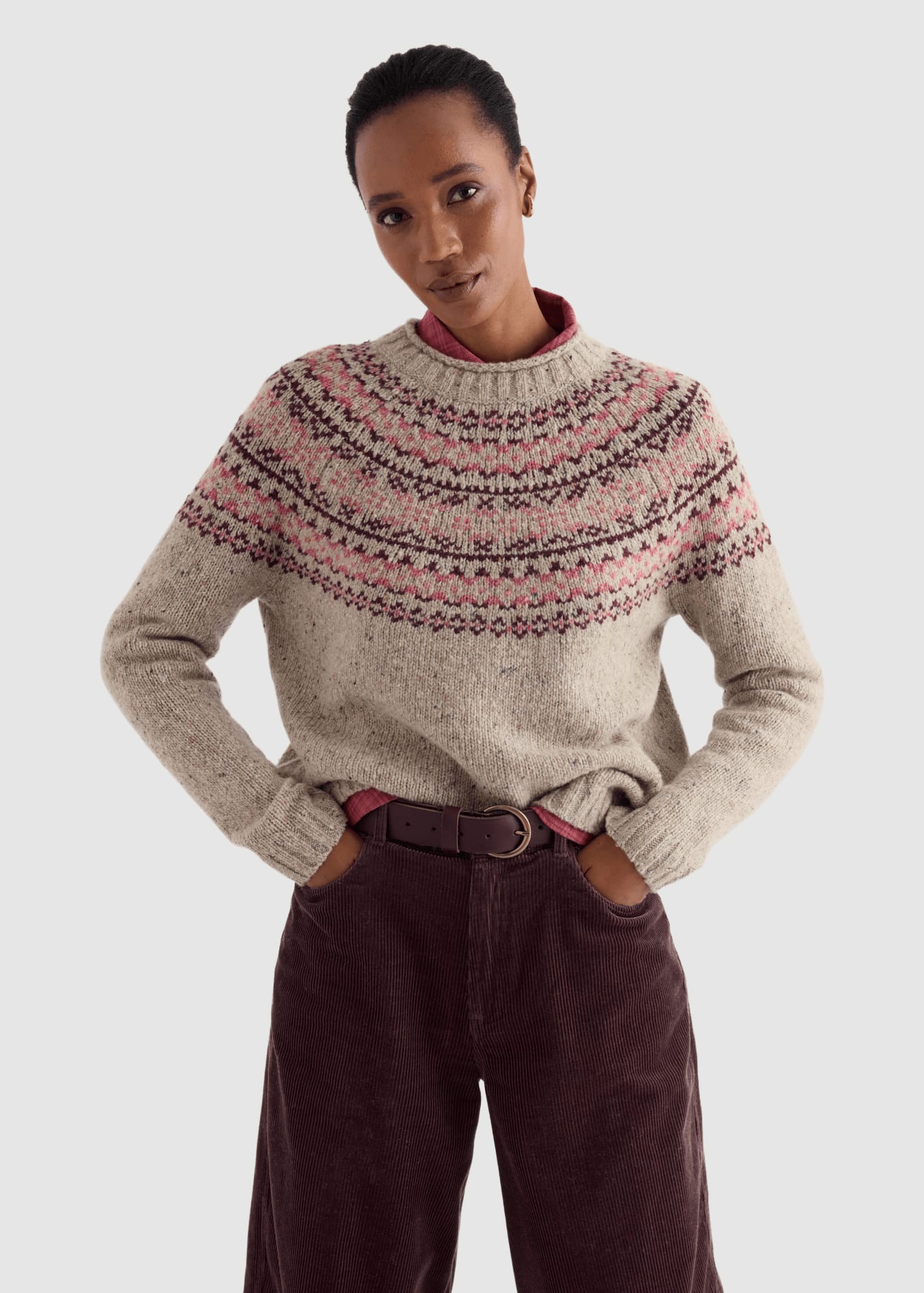 seasalt-cornwall-port-kinnis-jumper-merino-shingle-bay-dark-rose-mix-1.jpeg Port Kinnis Jumper Merino Shingle Bay Dark Rose Mix