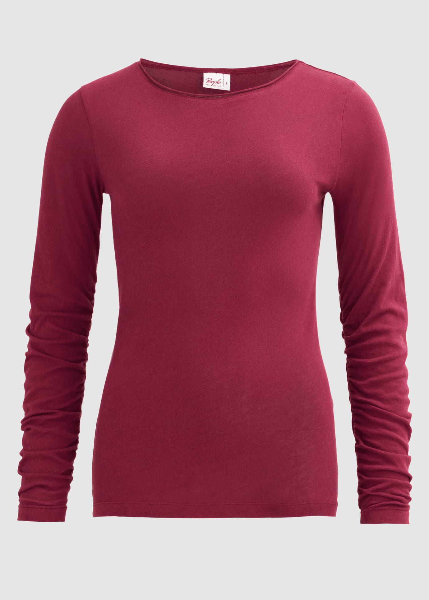 people-wear-organic-langarm-shirt-rubinrot-1.jpeg Langarm-Shirt Rubinrot