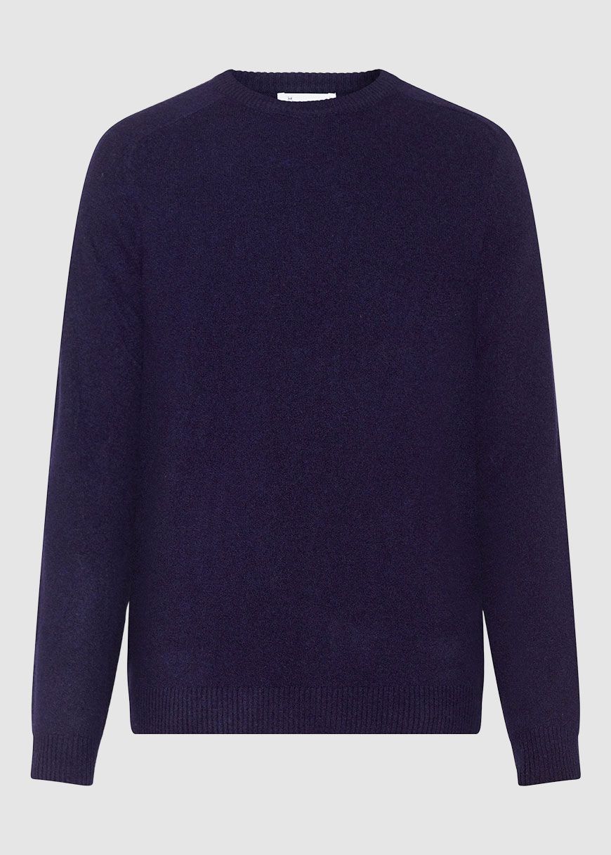 knowledge_cotton_apparel_lambswool_crew_neck_AW_25_KCA_80624_1001_Total_Eclipse_5_13be9bbb11 Lambswool Crew Neck