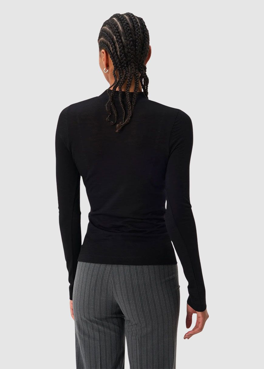 Mockneck Longsleeve Merino Women