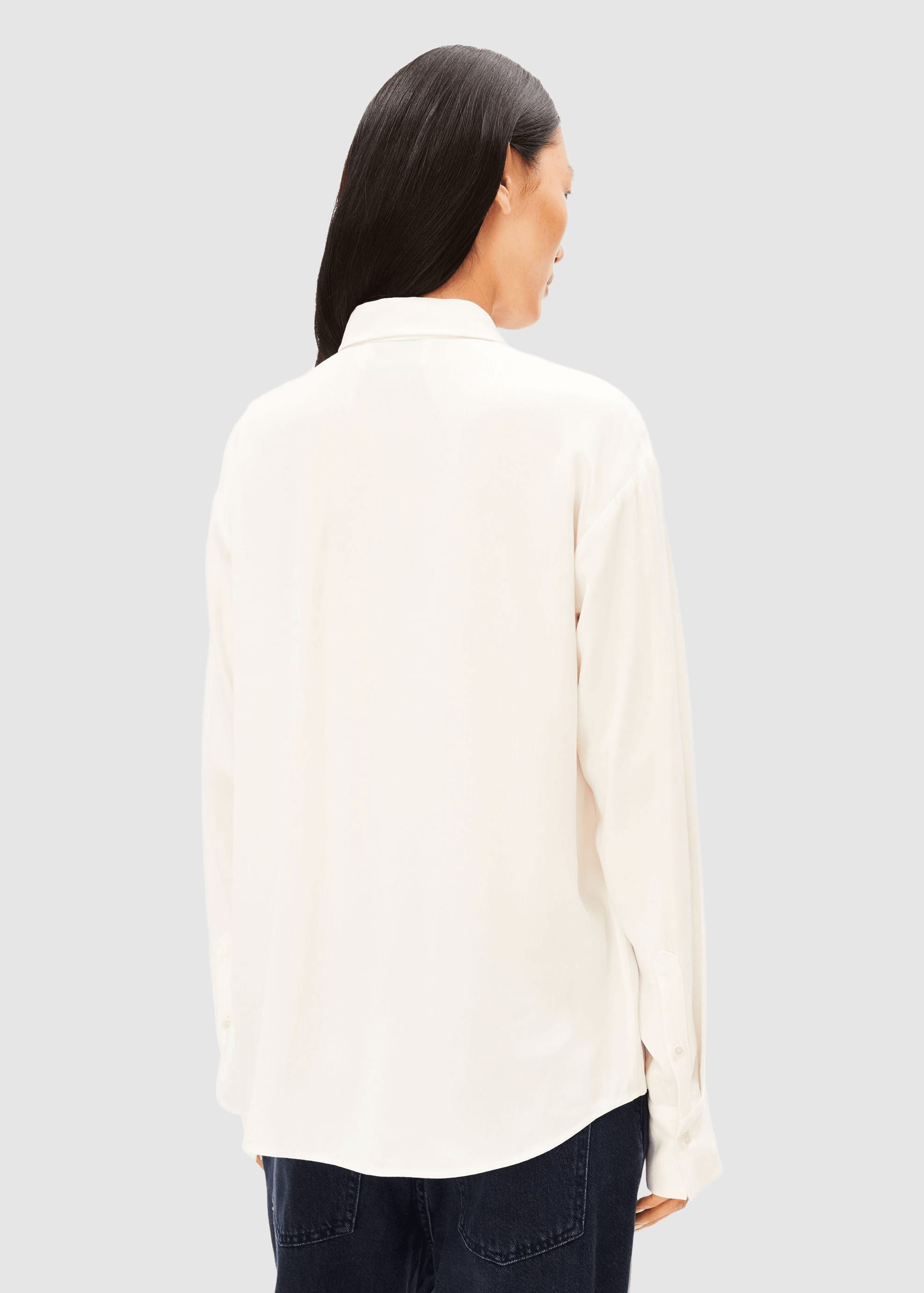 Larisaana Longsleeve Blouse Off White