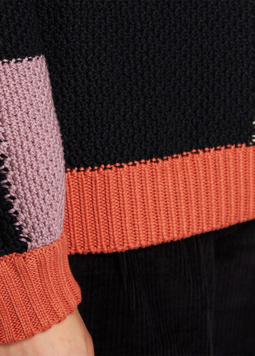 Sweater Knitted Rutbo Blocks