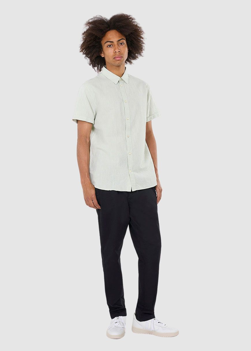 Custom Fit Linen Short Sleeve Shirt Custom Fit Linen Short Sleeve Shirt