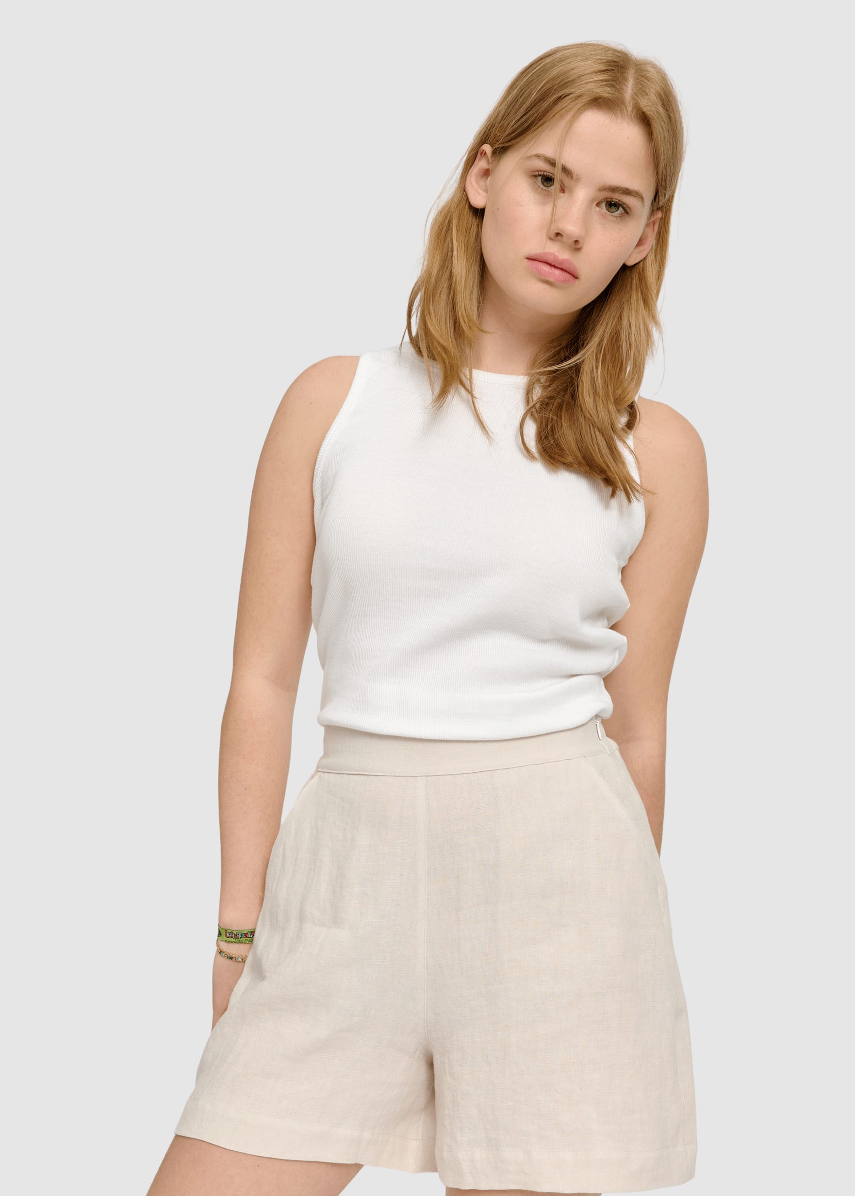 Linen Shorts Moon