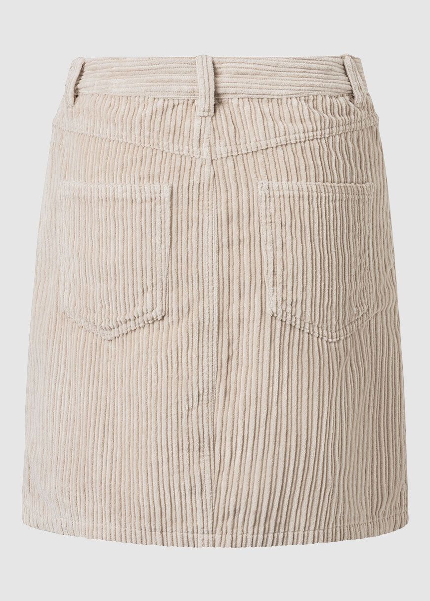Irregular Corduroy Skirt