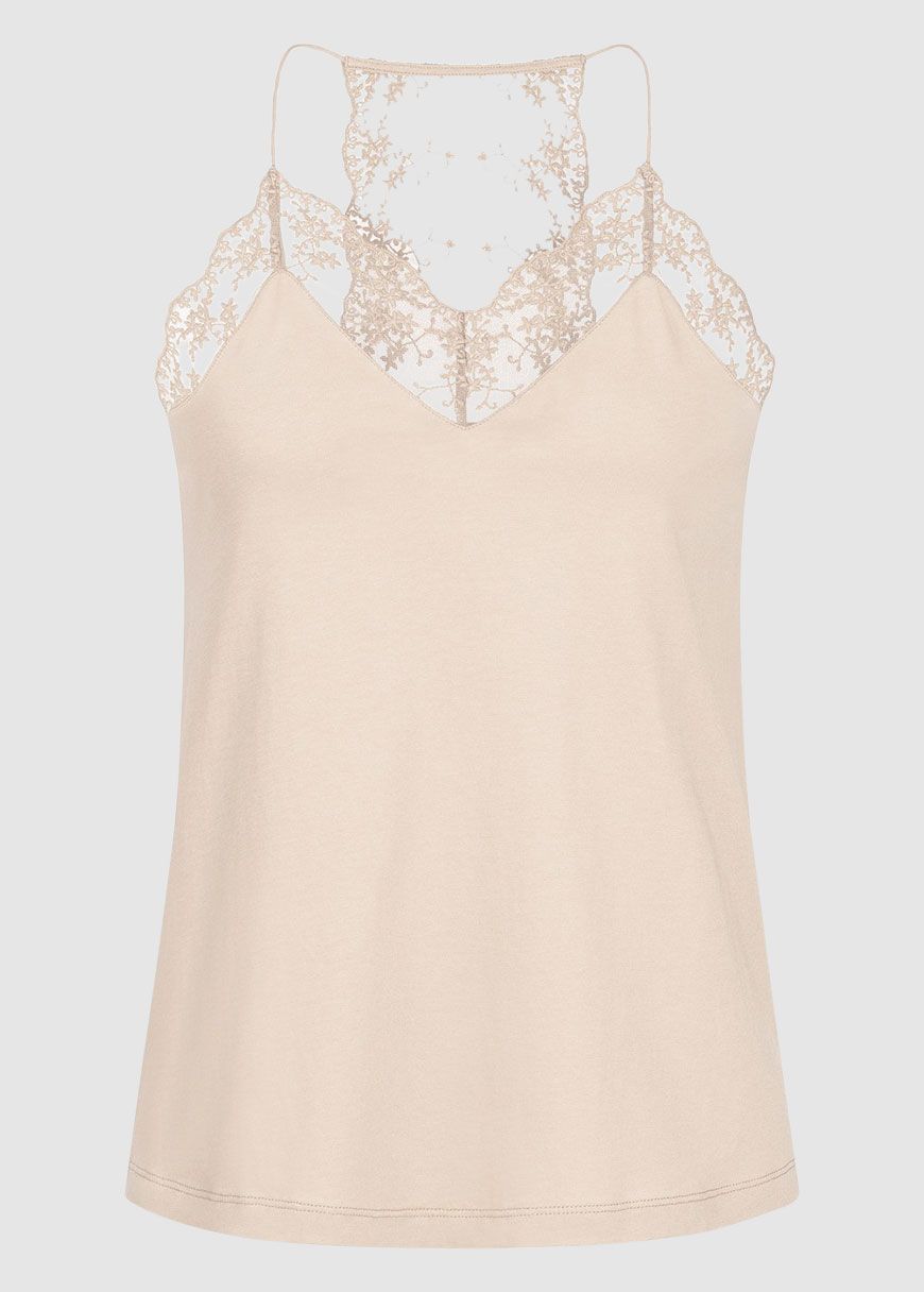 Top mit Spitze Top mit Spitze