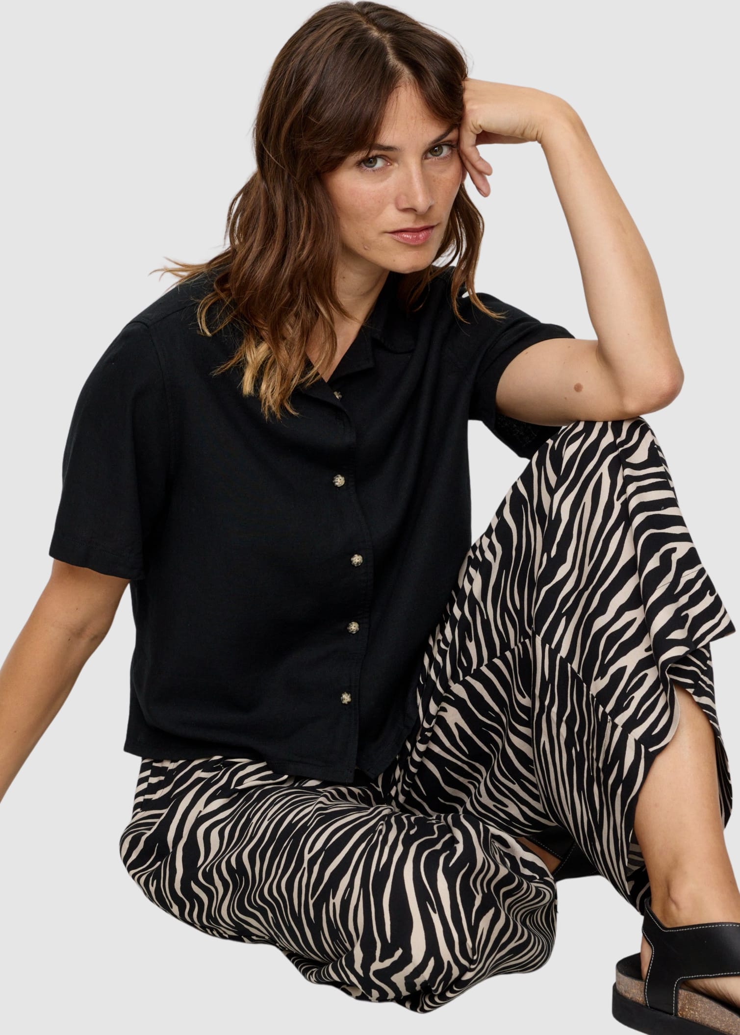 Blouse Camellia Black Blouse Camellia Black