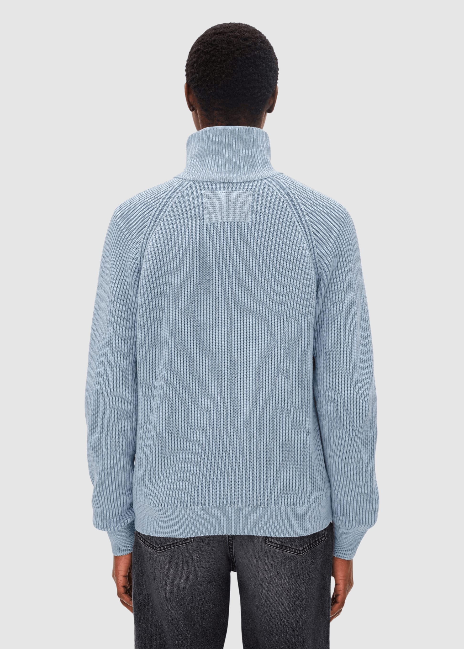 Troyer Vanisé Knit Sweater Blue Glow-Dark Blue Glow Troyer Vanisé Knit Sweater Blue Glow-Dark Blue Glow