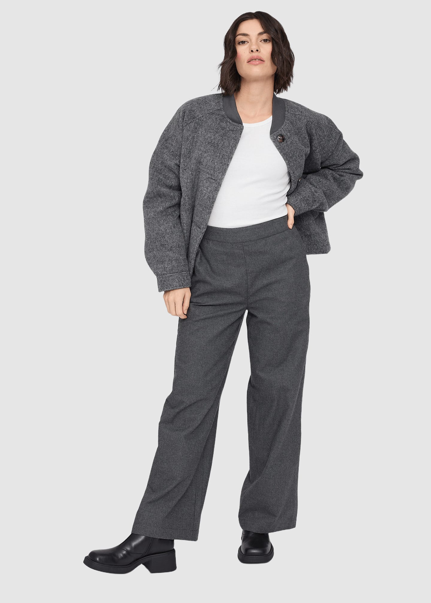 mazine-wide-leg-flannel-pants-anthracite-melange-4.jpeg Wide Leg Flannel Pants Anthracite Melange
