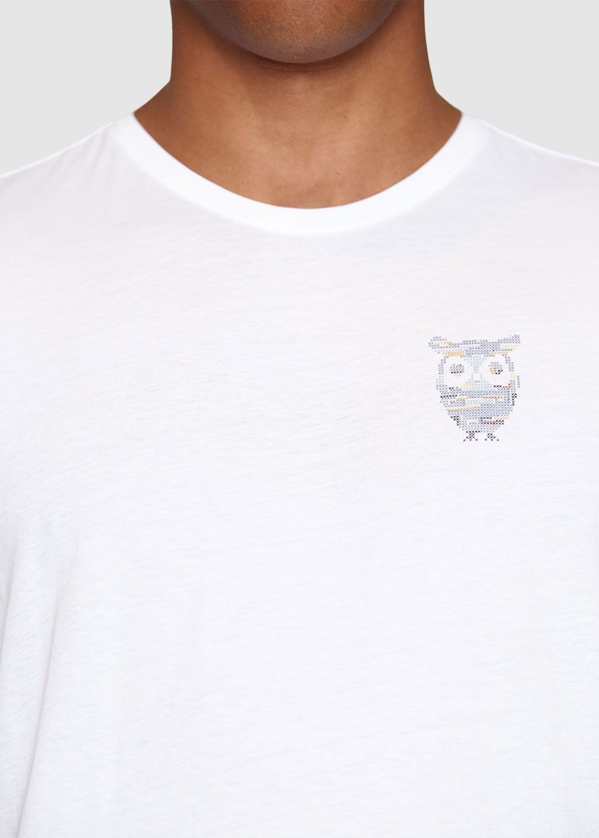 Regular Fit Single Jersey Small Chest Print T-Shirt