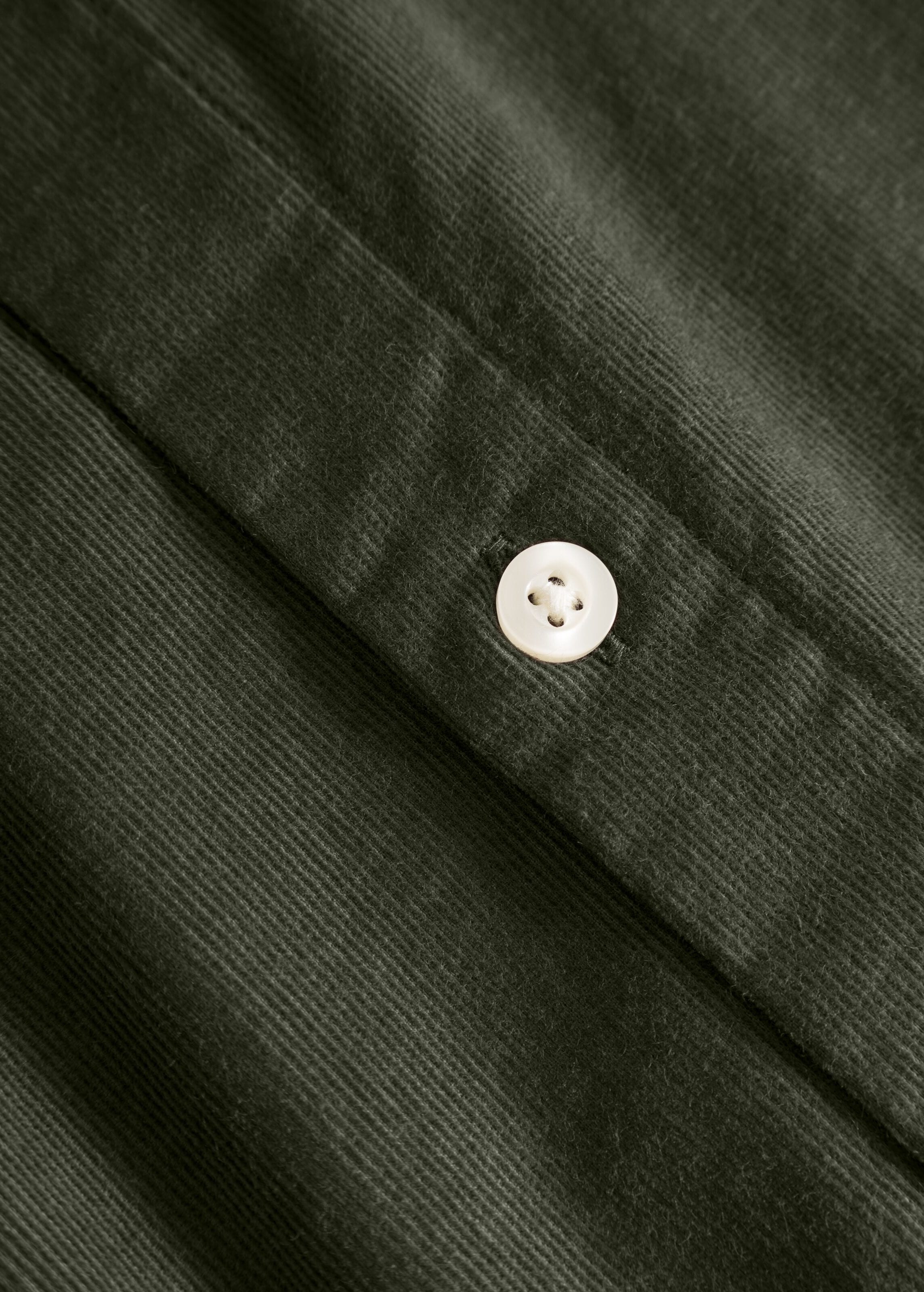 Dune Regular Corduroy Shirt Forrest Night