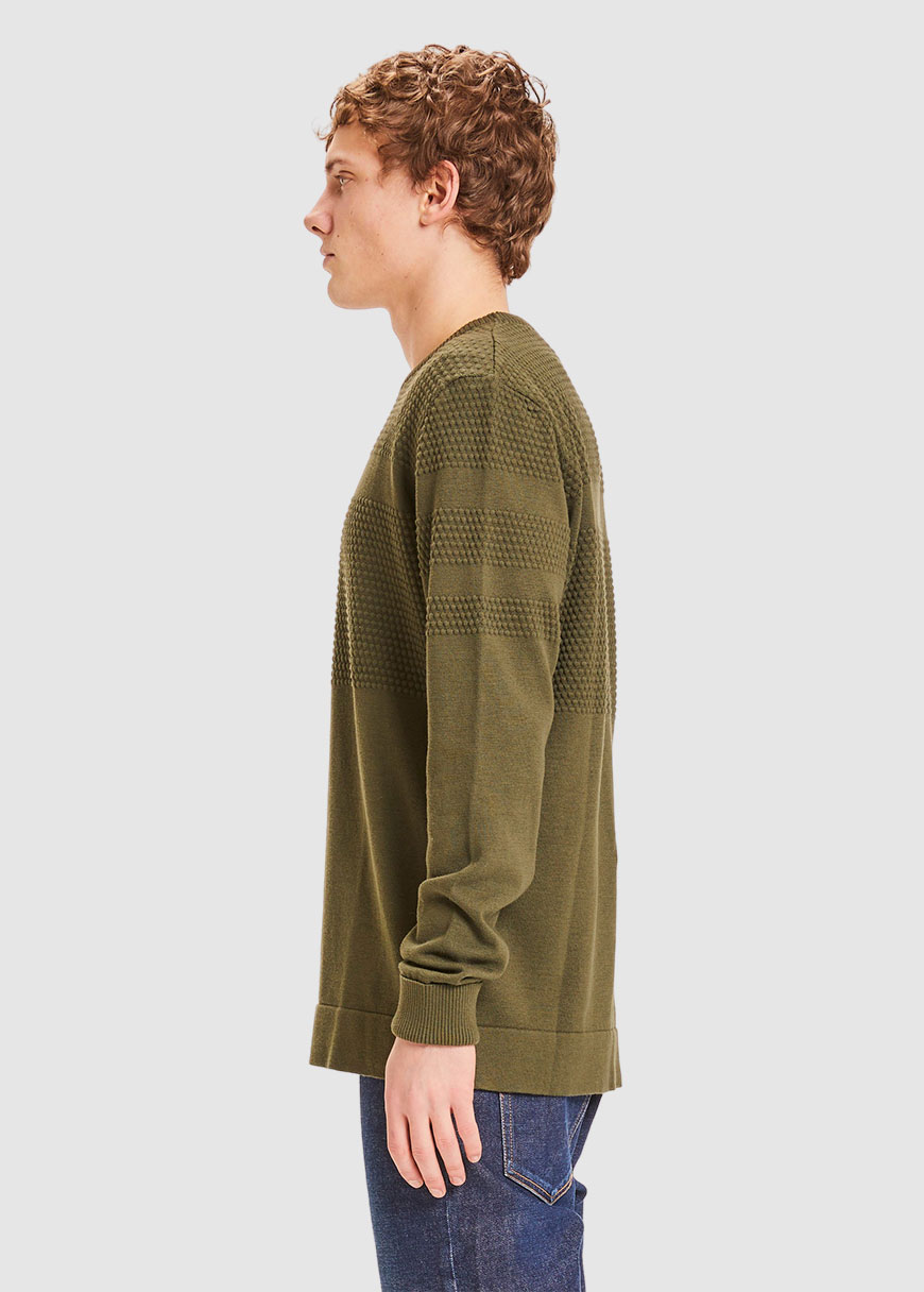 Field Bobble Knit Crew Neck Field Bobble Knit Crew Neck