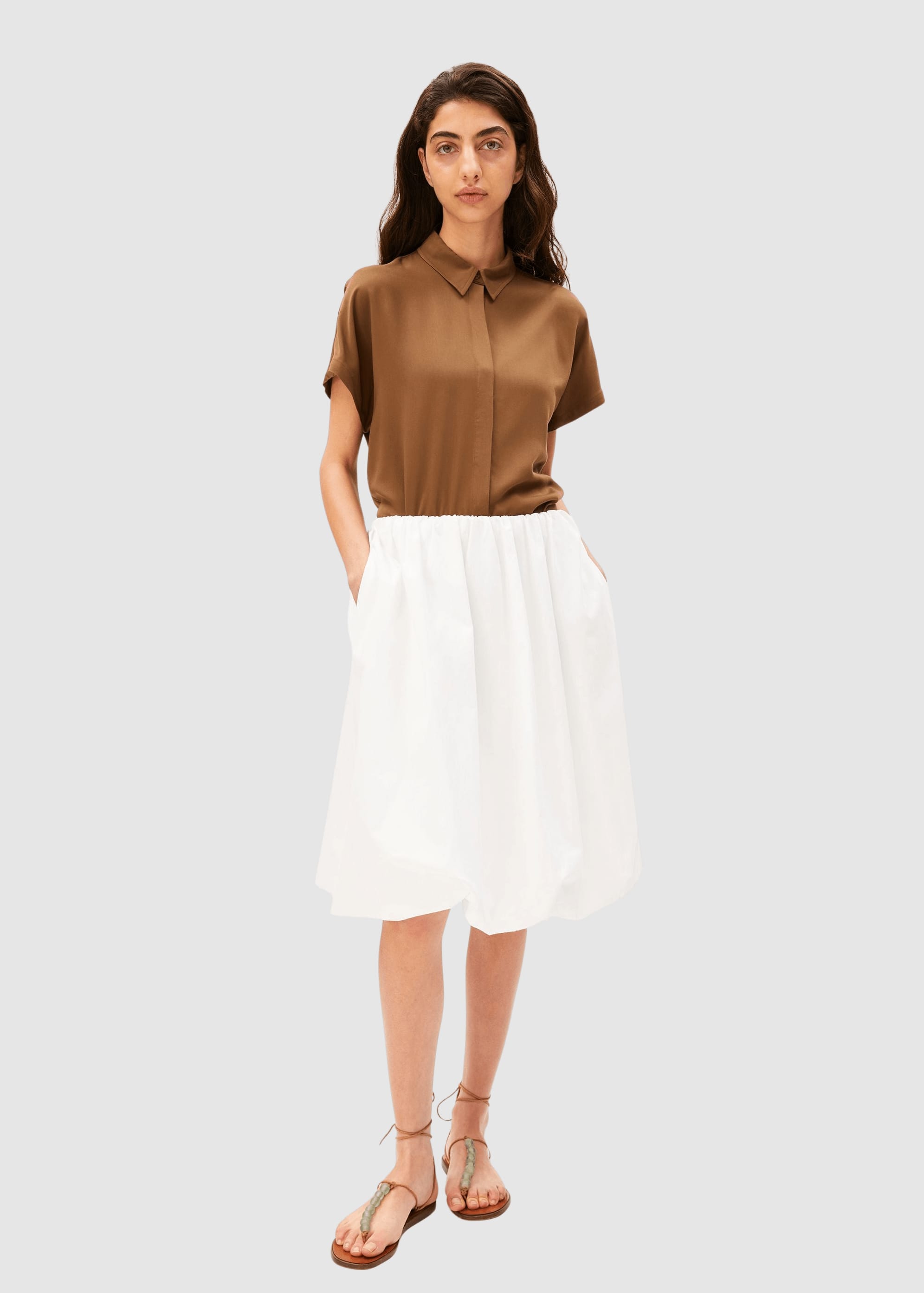 Larisaana Blouse Dried Palm Larisaana Blouse Dried Palm