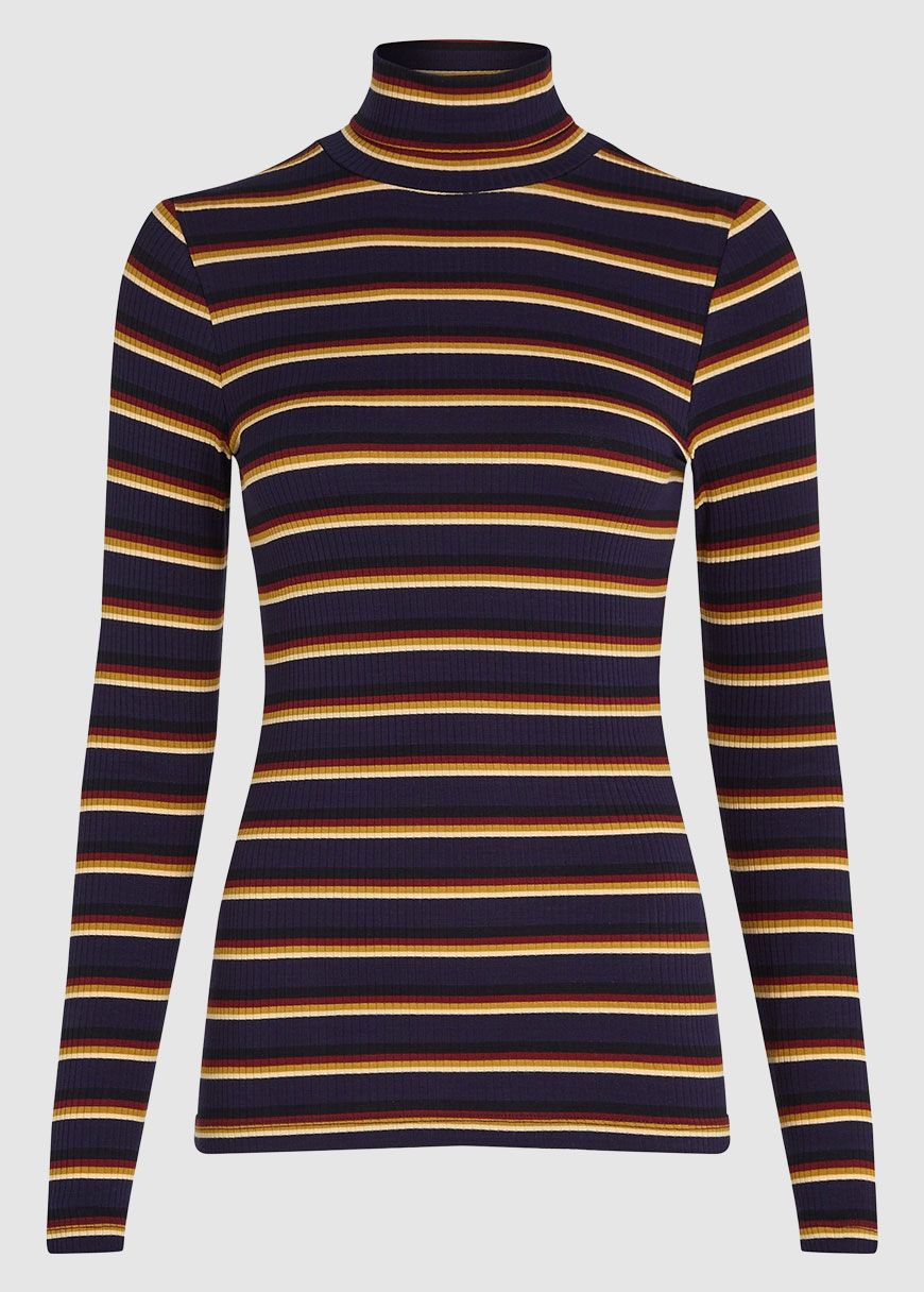 Rollneck Top Century Stripe Rollneck Top Century Stripe