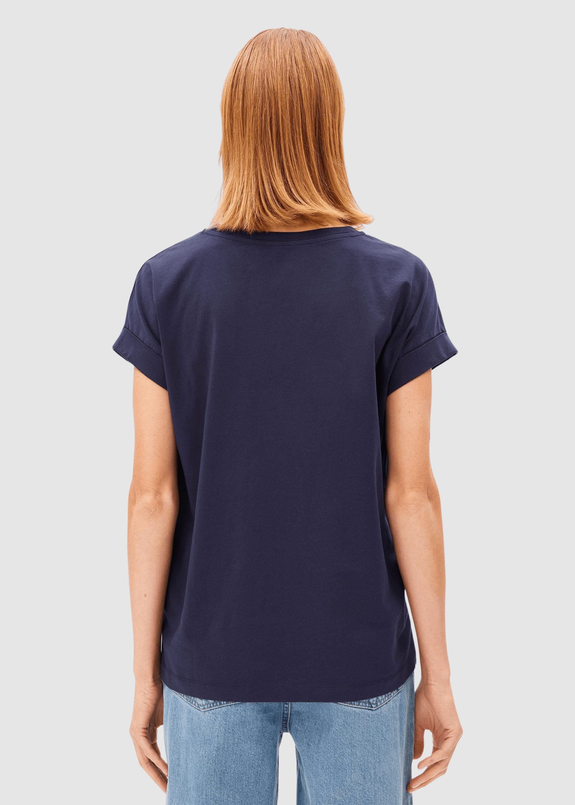 Idaara T-Shirt Tinted Navy Idaara T-Shirt Tinted Navy