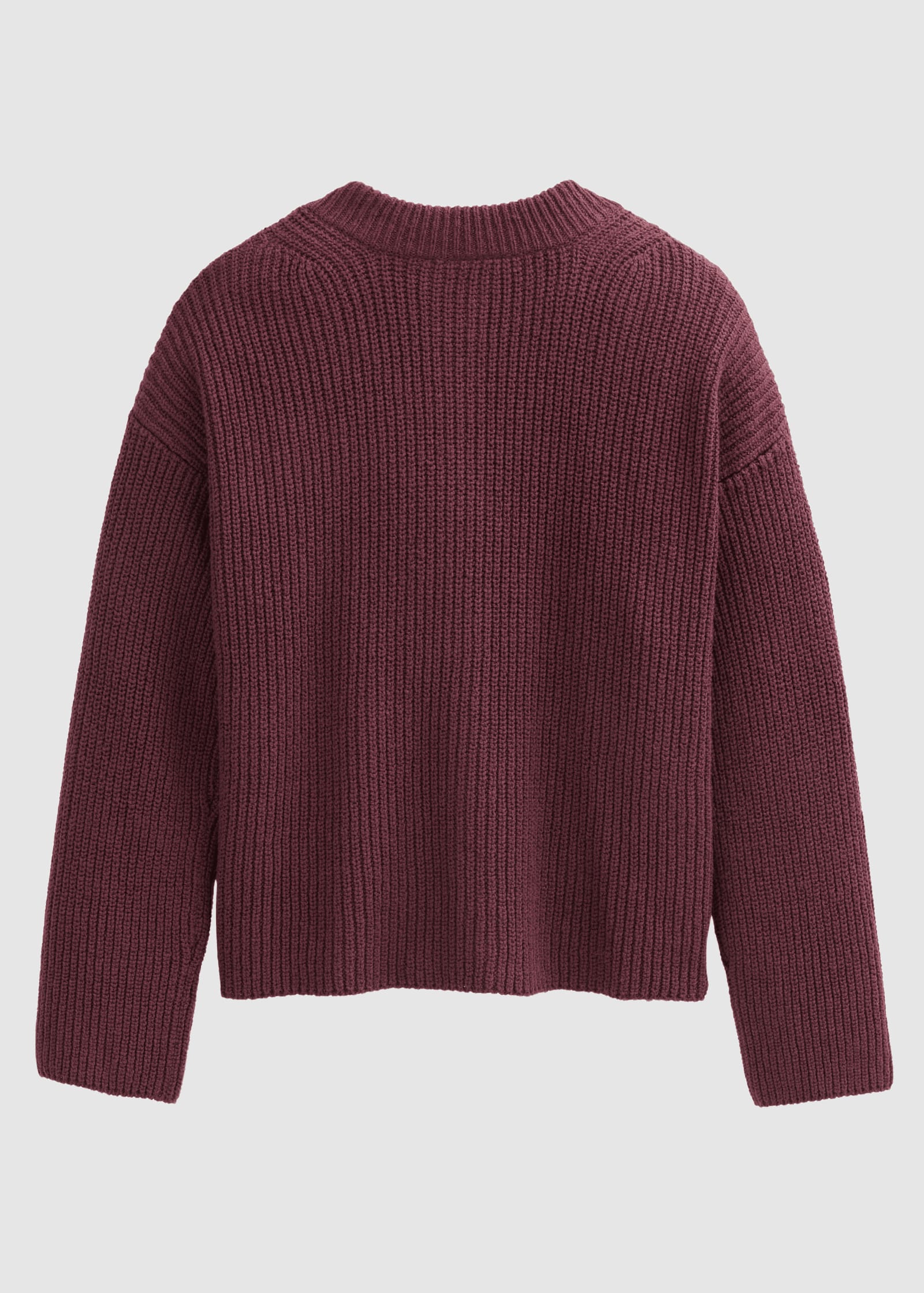 people-wear-organic-boucl-strick-jacke-burgunder-2.jpeg Boucléstrick-Jacke Burgunder