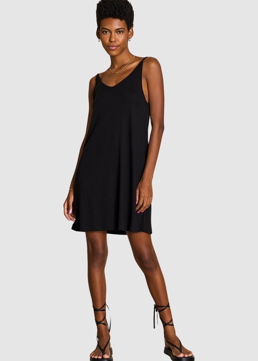 Slip Dress Triangle Short Flow Slip Dress Triangle Short Flow