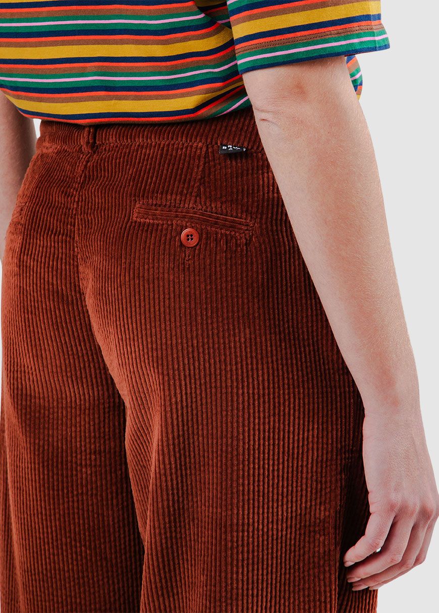 Corduroy Pleated Pants