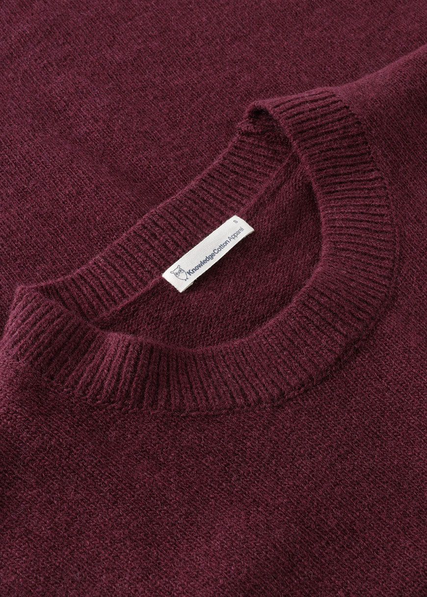 knowledge_cotton_apparel_lambswool_crew_neck_knit_AW_25_KCA_2080090_1281_Fig_3_f205b419f8 Lambswool Crew Neck Knit
