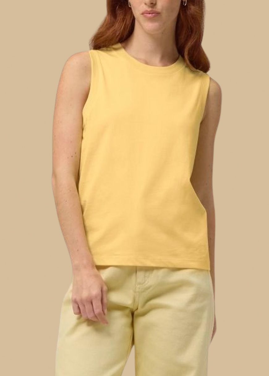 Cropped Tanktop Woman Viva Yellow