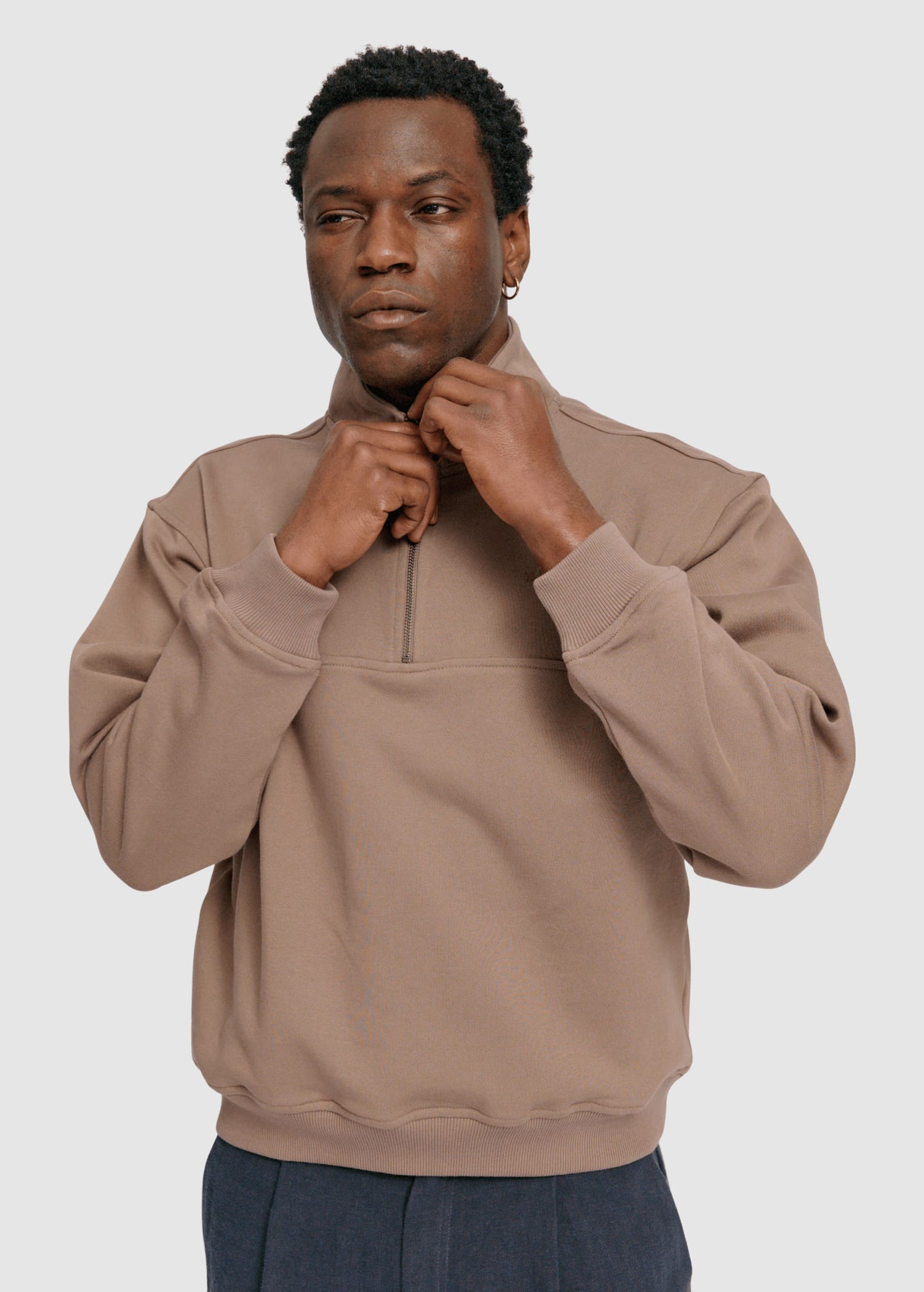 Sweat Troyer Grey Brown Sweat Troyer Grey Brown