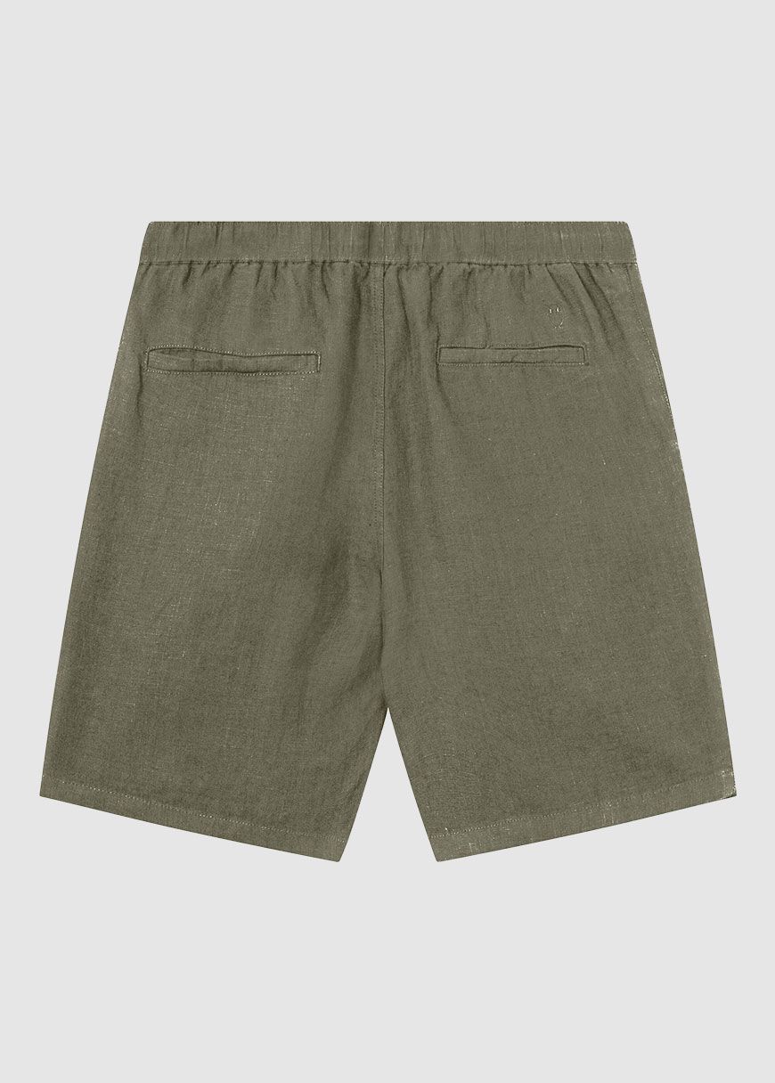 Fig Loose Linen Shorts