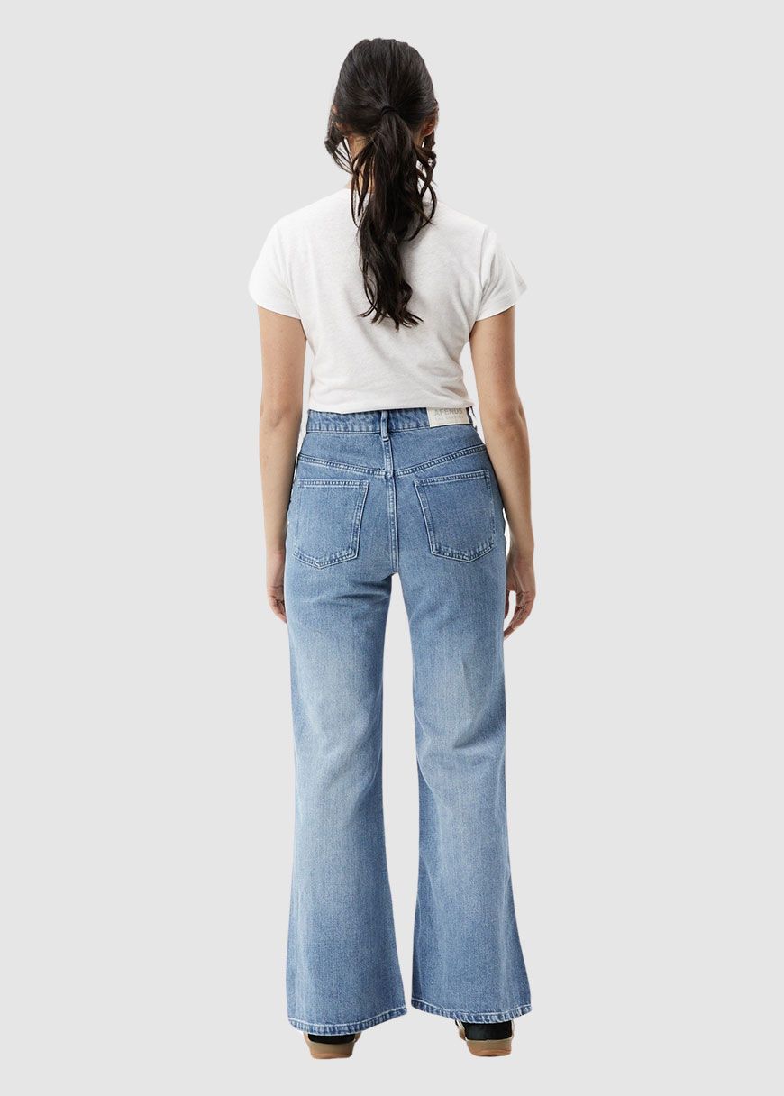 Marsha Hemp Denim Flared Leg Jeans Marsha Hemp Denim Flared Leg Jeans