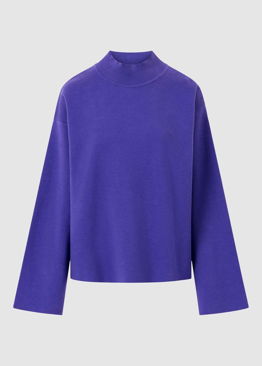 Cotton High Neck Knit Cotton High Neck Knit