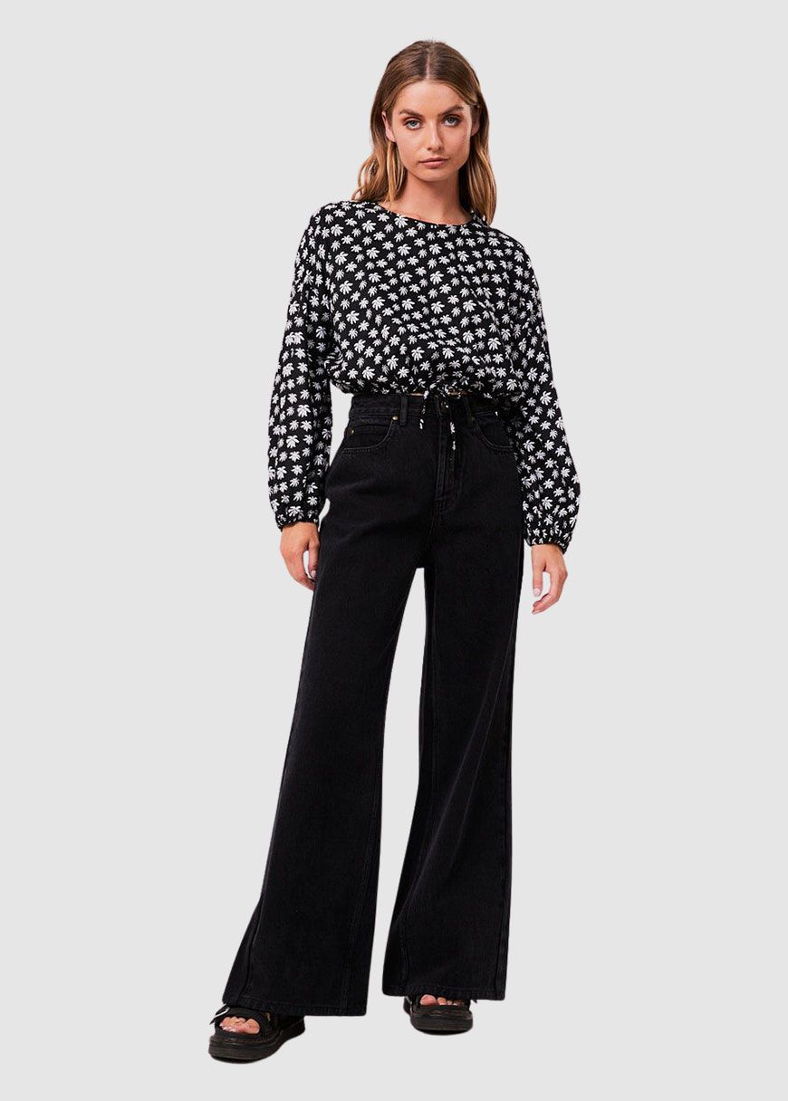 Pascale Hemp Gathered Long Sleeve Top Pascale Hemp Gathered Long Sleeve Top