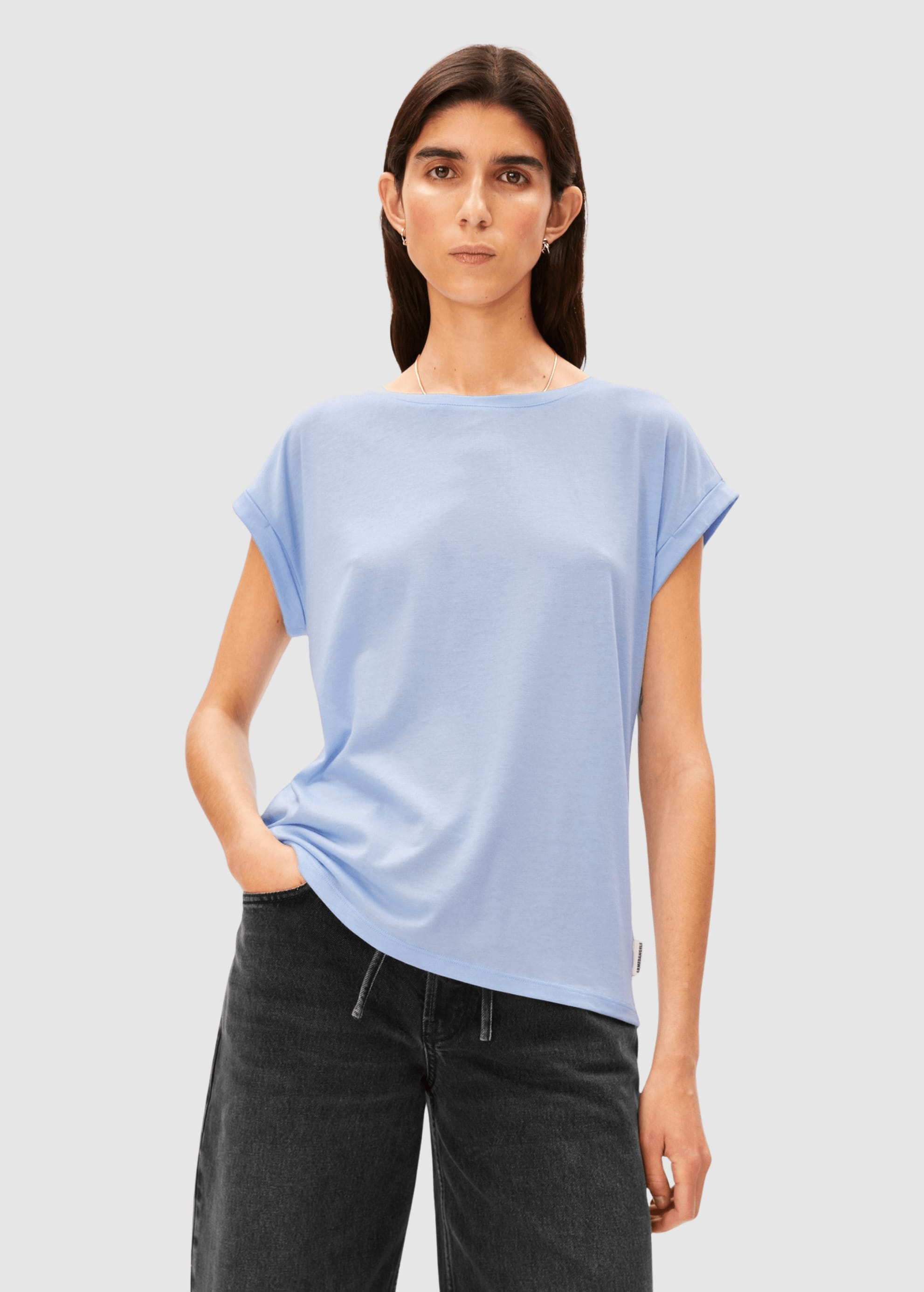 Jilaana T-Shirt Soft Blue